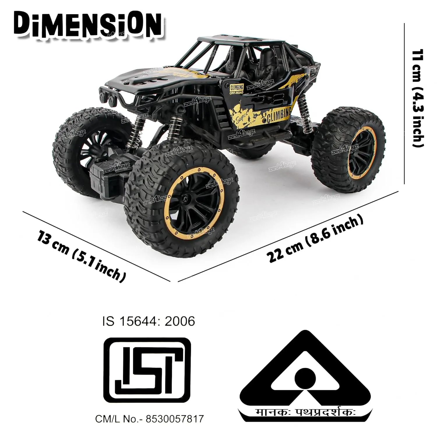 1:18 Mist Smoke Remote Control Car For Kids With Mist Smoke Effect 2 Wd Monster Truck Rock Crawler Climbing Rc Toy Vehicle Car