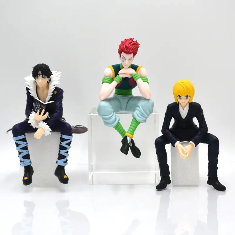 13cm Hunter x Hunter Anime Figure Collection – Gon Freecss, Alluka Zoldyck, Chrollo Lucilfer, Kurapika Limited Edition PVC Model Toys