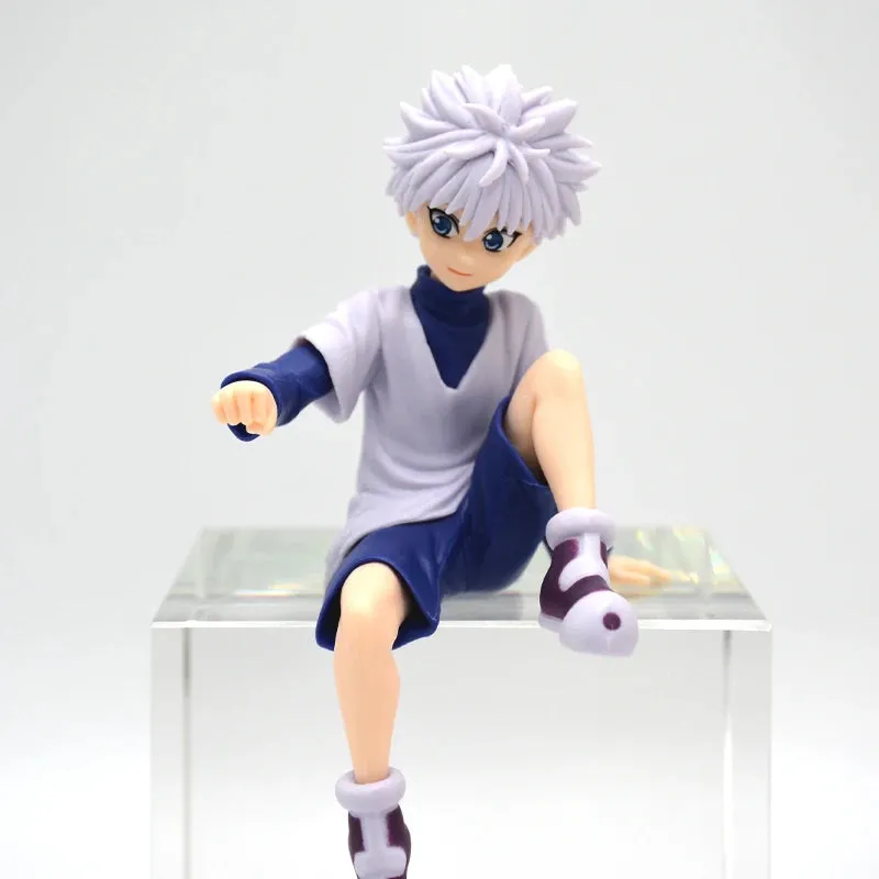 13cm Hunter x Hunter Anime Figure Collection – Gon Freecss, Alluka Zoldyck, Chrollo Lucilfer, Kurapika Limited Edition PVC Model Toys