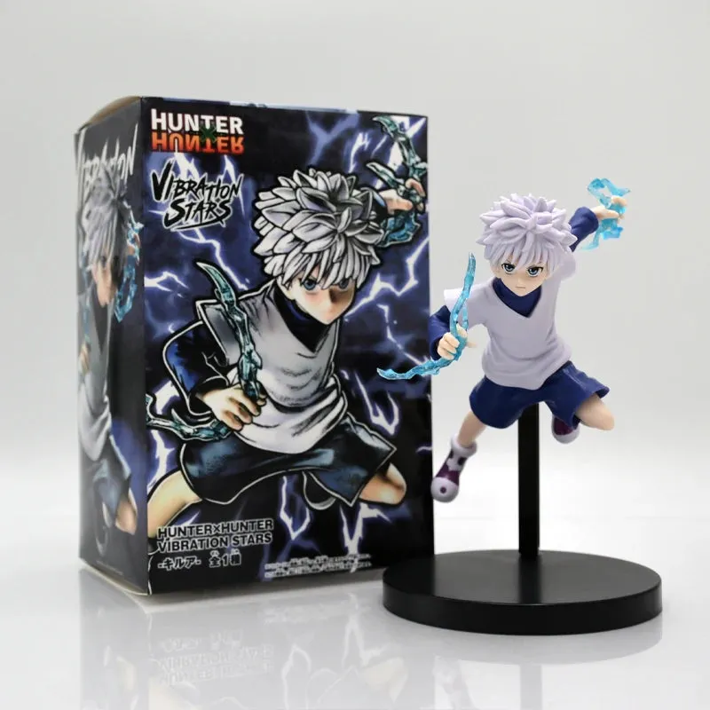 13cm Hunter x Hunter Anime Figure Collection – Gon Freecss, Alluka Zoldyck, Chrollo Lucilfer, Kurapika Limited Edition PVC Model Toys