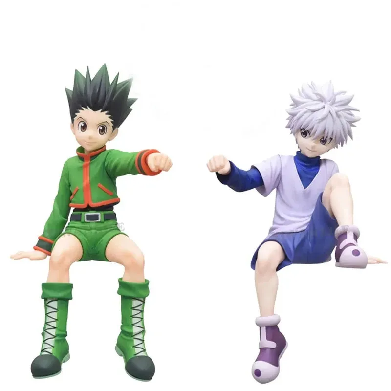 13cm Hunter x Hunter Anime Figure Collection – Gon Freecss, Alluka Zoldyck, Chrollo Lucilfer, Kurapika Limited Edition PVC Model Toys