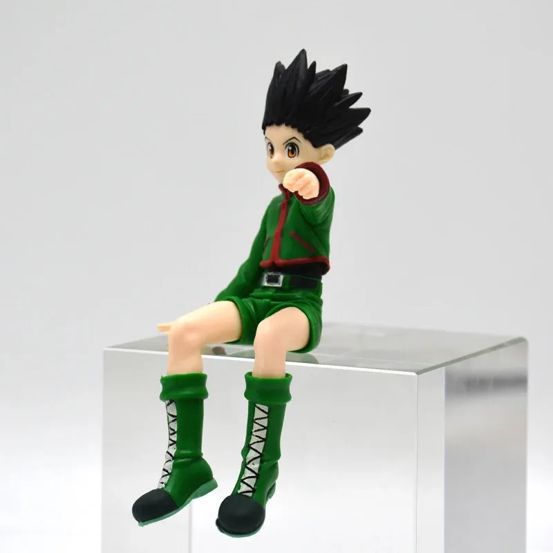 13cm Hunter x Hunter Anime Figure Collection – Gon Freecss, Alluka Zoldyck, Chrollo Lucilfer, Kurapika Limited Edition PVC Model Toys