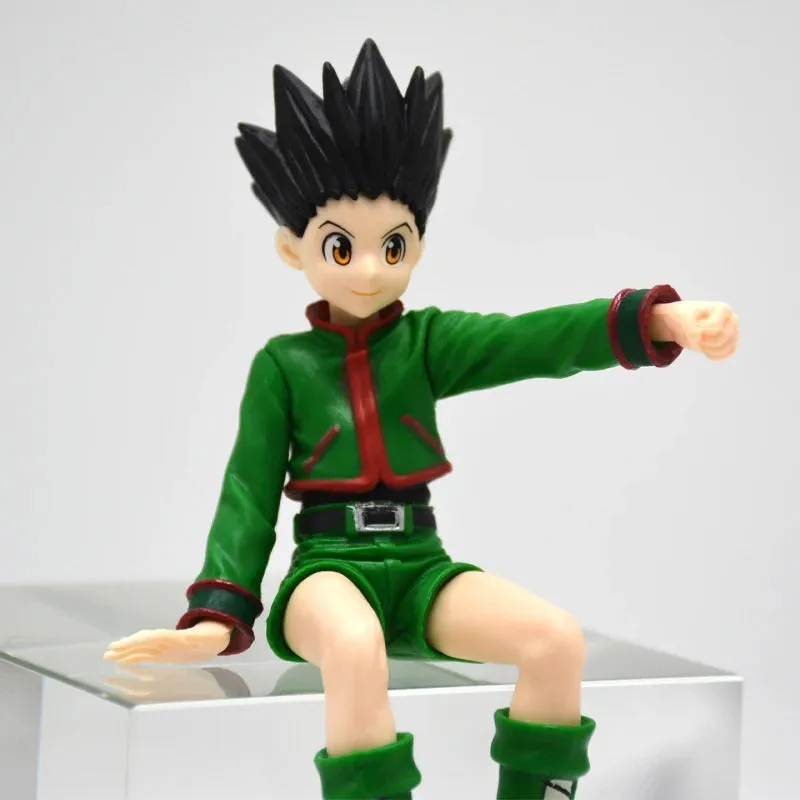 13cm Hunter x Hunter Anime Figure Collection – Gon Freecss, Alluka Zoldyck, Chrollo Lucilfer, Kurapika Limited Edition PVC Model Toys