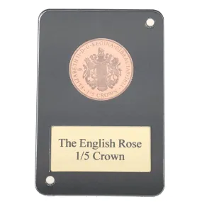 22ct Gold Princess Dianna The English Rose 1/5 Crown Coin 2021