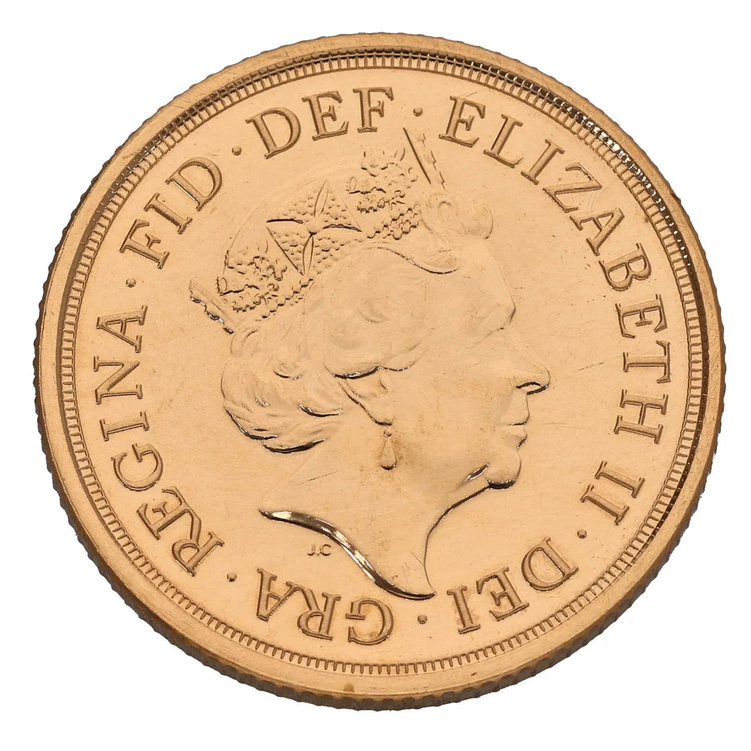 22ct Gold Queen Elizabeth II Full Sovereign Coin 2022