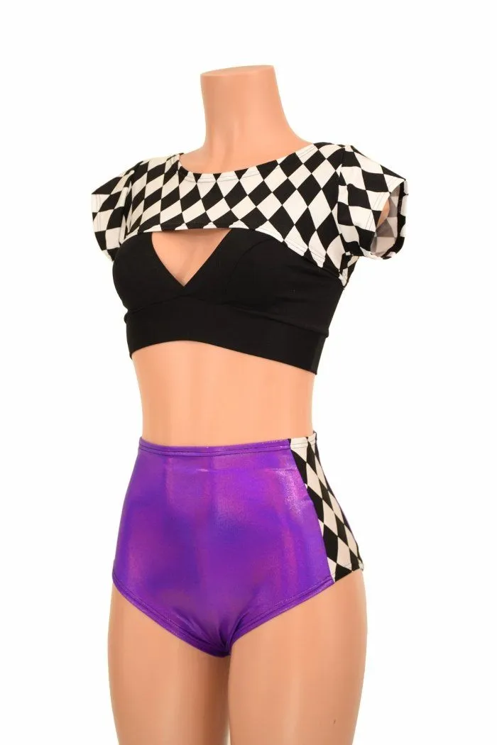 3PC Bolero, Bralette, and Siren Shorts Set