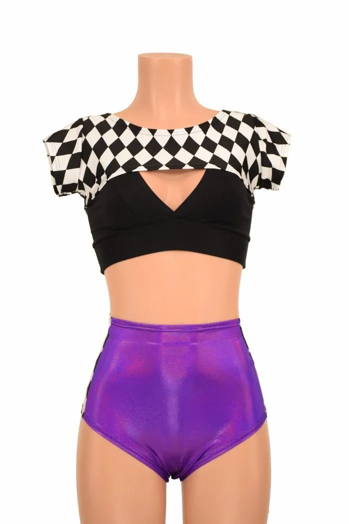 3PC Bolero, Bralette, and Siren Shorts Set