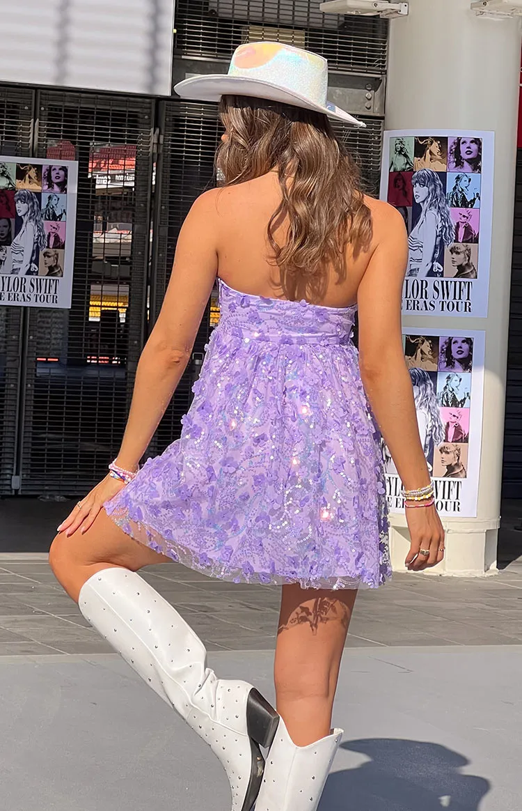 Alison Purple Mini Dress