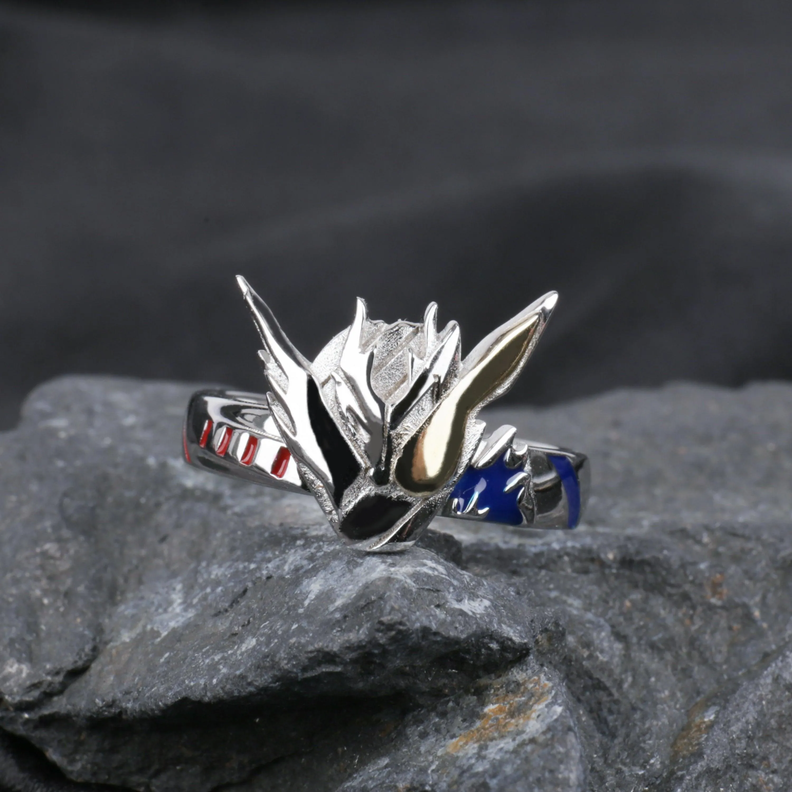 Anime Kamen Rider Build Anime S925 Silver Ring Adjustable