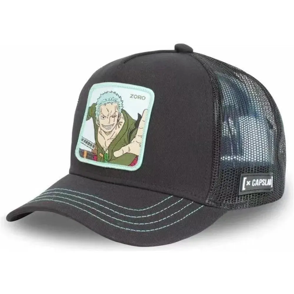 Anime One Piece Monkey Luffy Zoro Baseball Cap - Snapback Hat for Fans