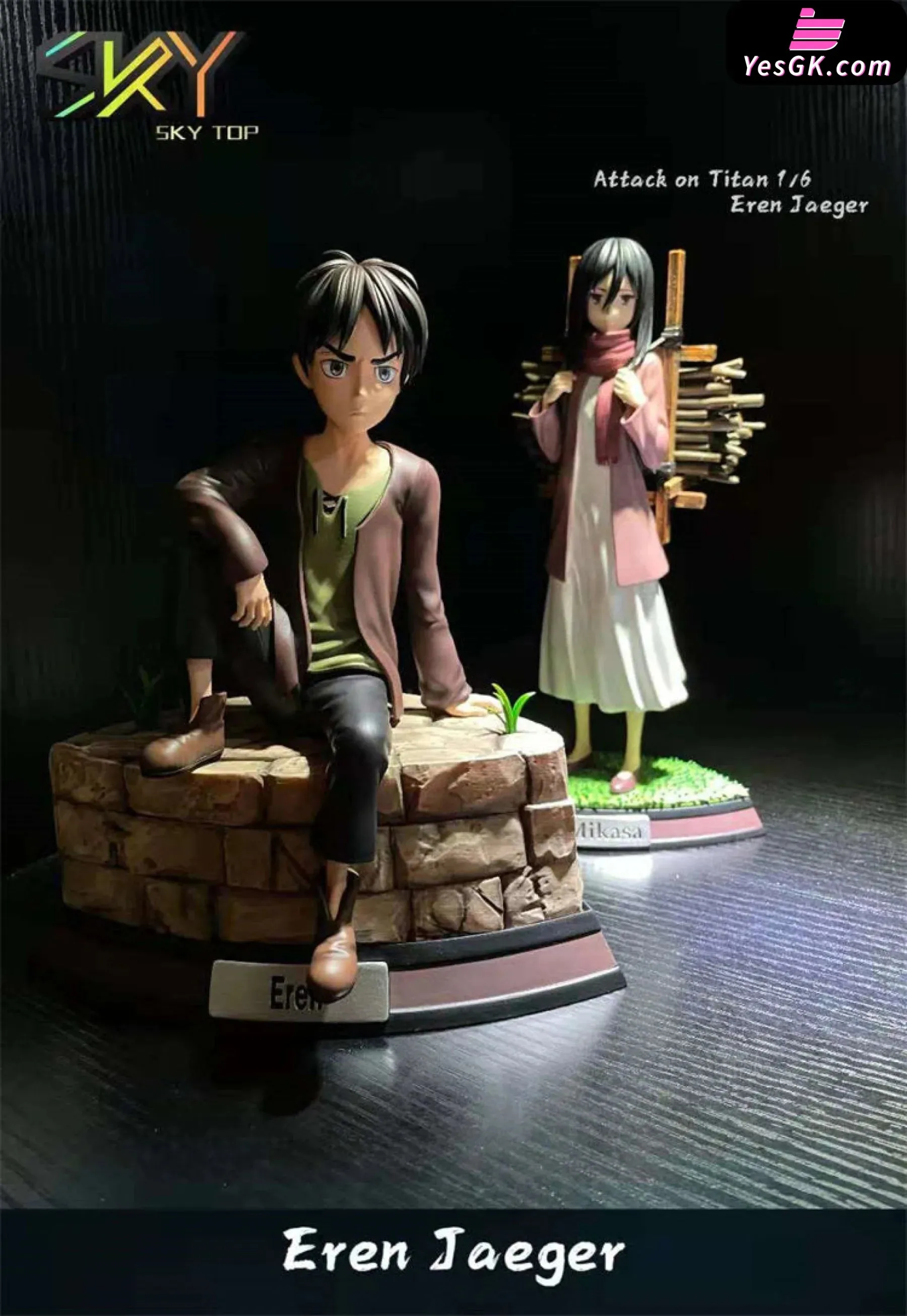 Attack On Titan Kid Series Eren Yeager Resin Statue - Sky Top Studio [In-Stock]