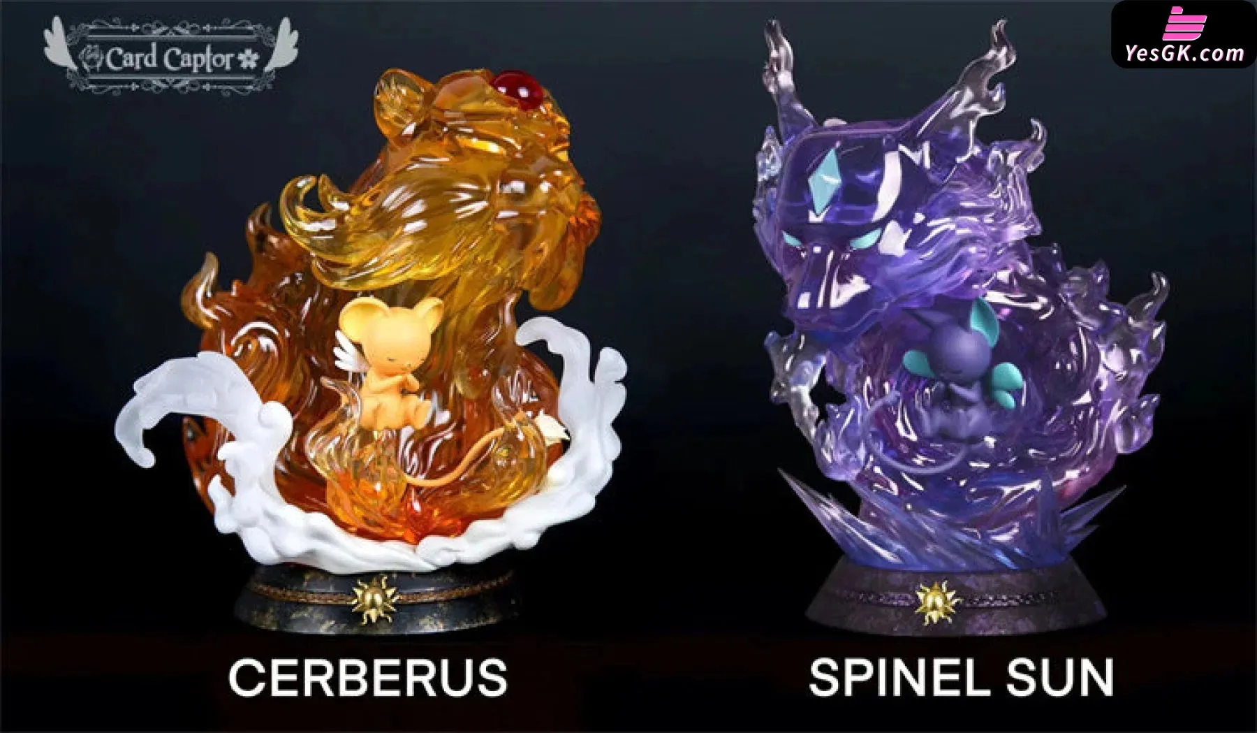 Awakening Cerberus and Spinel Sun Resin Statue - Card Captor Studio [Pre-Order Closed]