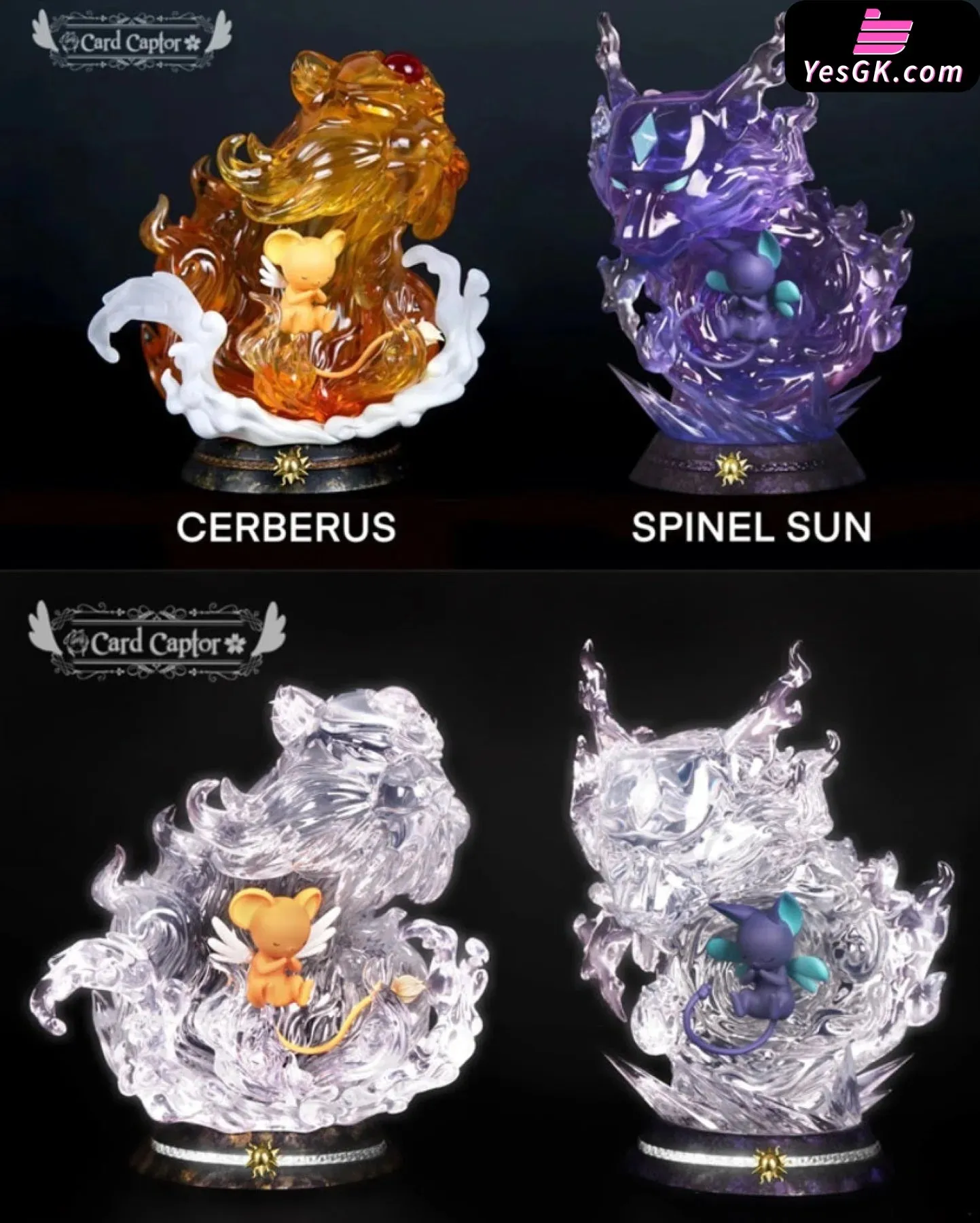 Awakening Cerberus and Spinel Sun Resin Statue - Card Captor Studio [Pre-Order Closed]