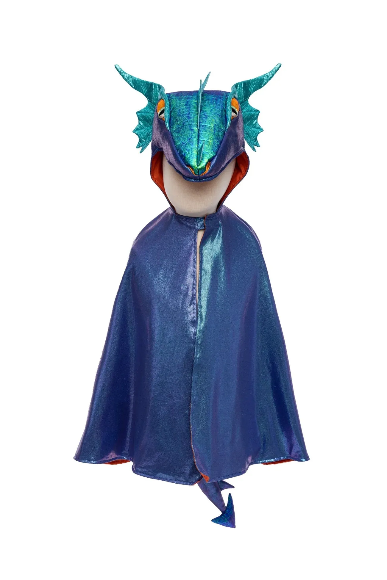 Azure Metallic Dragon Cape 5-6