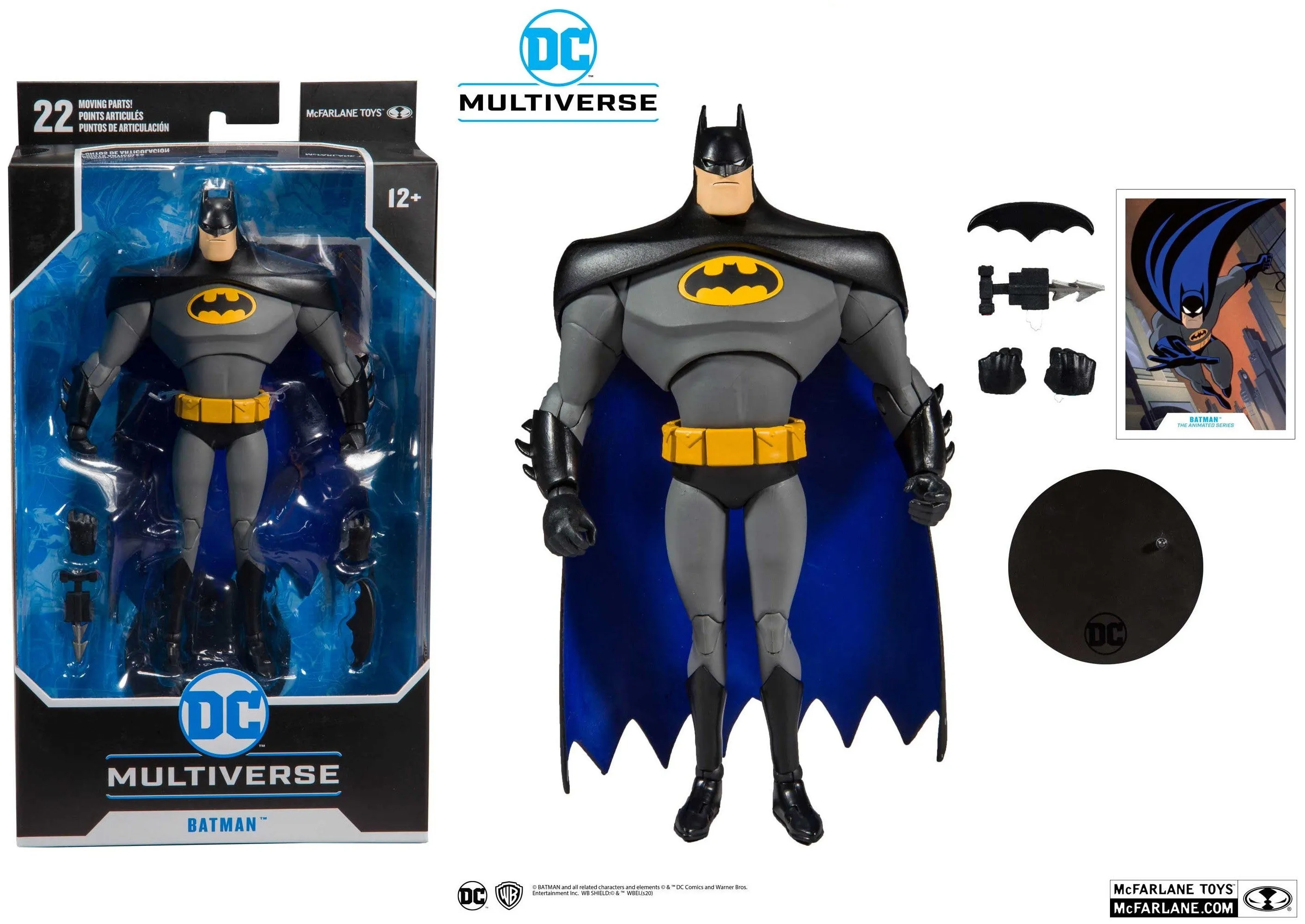 Batman: The Animated Series DC Multiverse Batman 7 Inch Action Figure - McFarlane