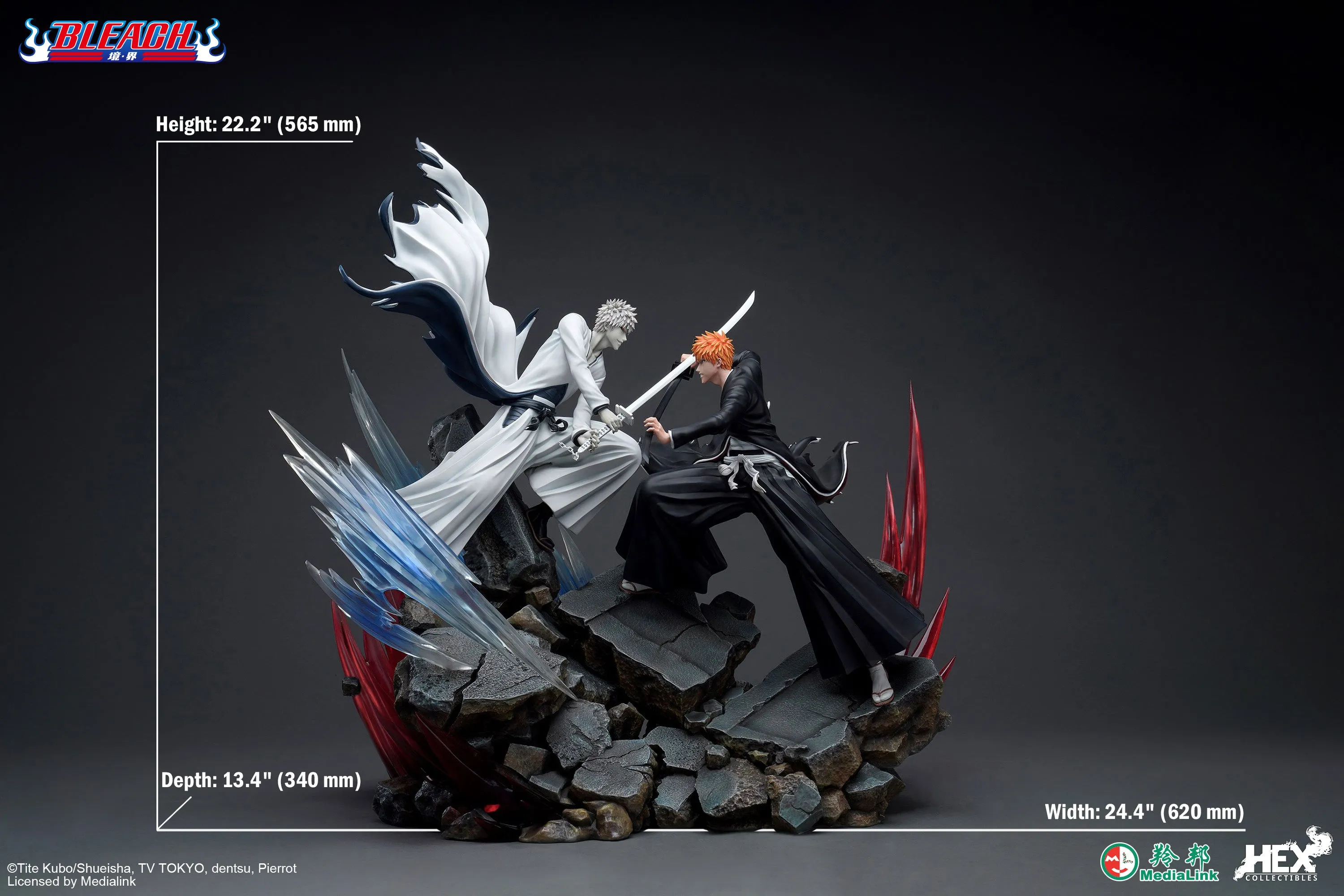 Bleach - Ichigo vs. Hollow Ichigo 1/6 Scale Statue