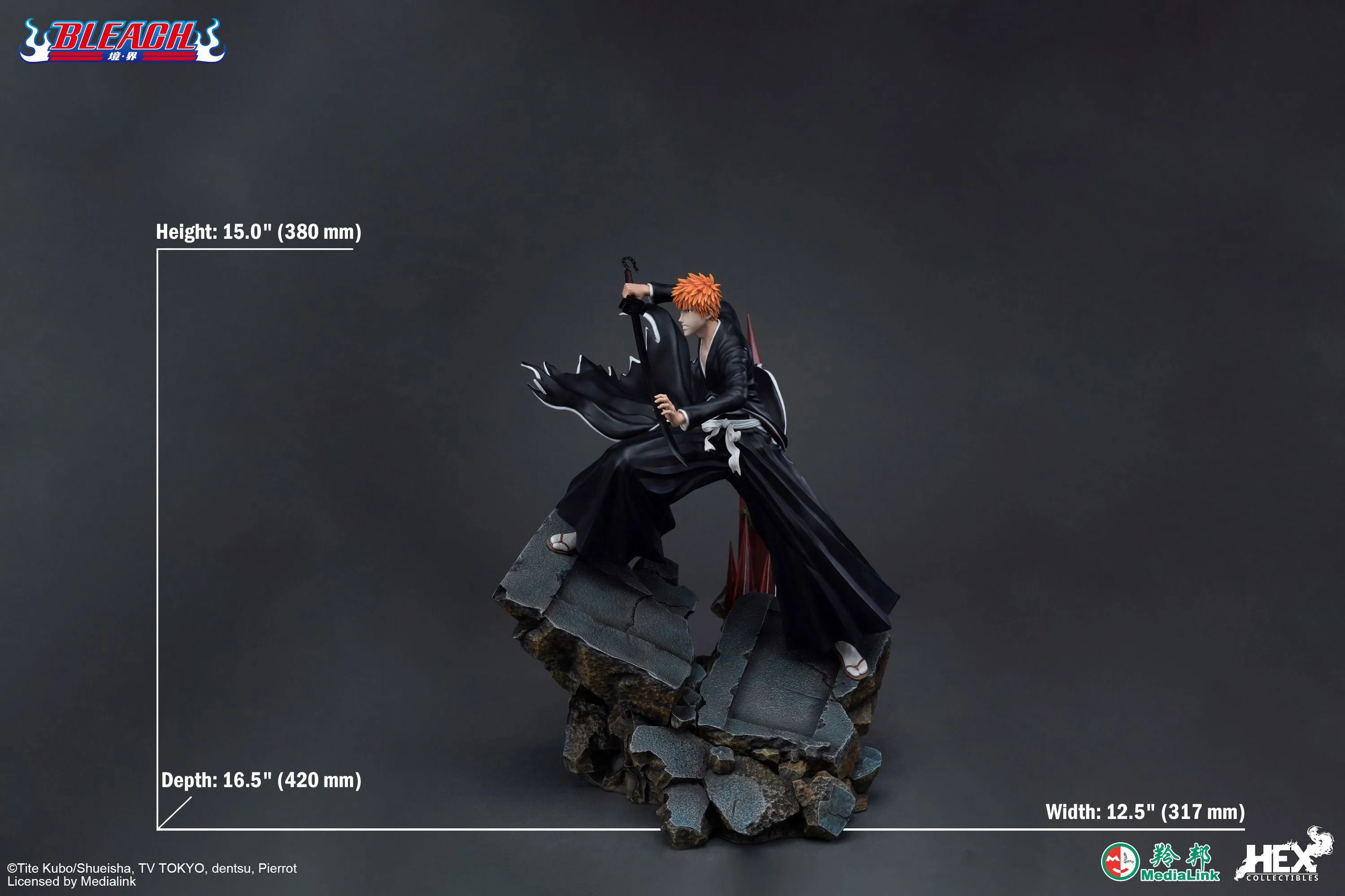 Bleach - Ichigo vs. Hollow Ichigo 1/6 Scale Statue