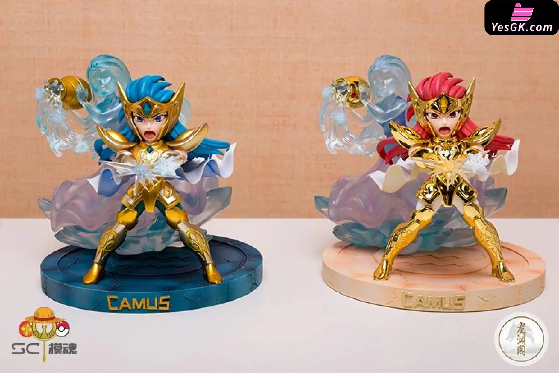 Camus Saint Seiya Aquarius Resin Statue - Long Yuan Ge X SC Studio [In Stock]