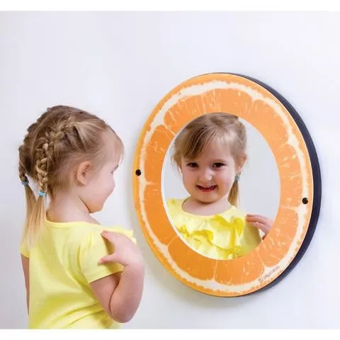 CITRUS MIRRORS ORANGE Wall Mirror