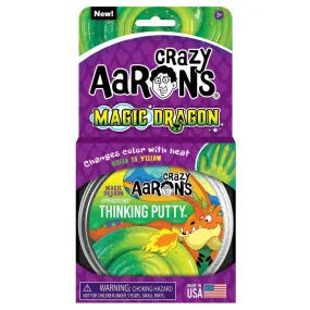 Crazy Aarons Magic Dragon Full Size 4 Inch Thinking Putty Tin