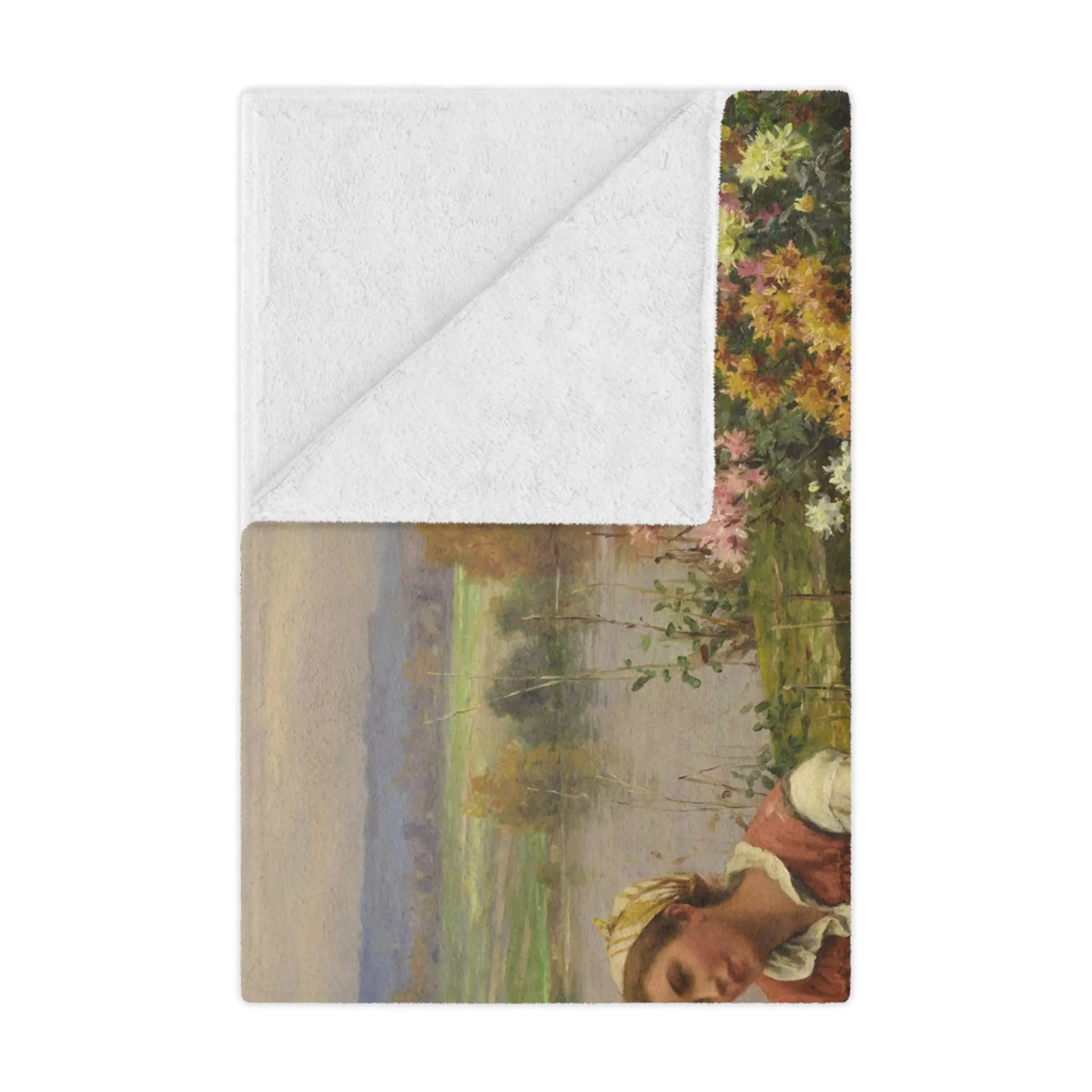 Daniel Ridgway Knight: "Gossips" - Microfiber Blanket