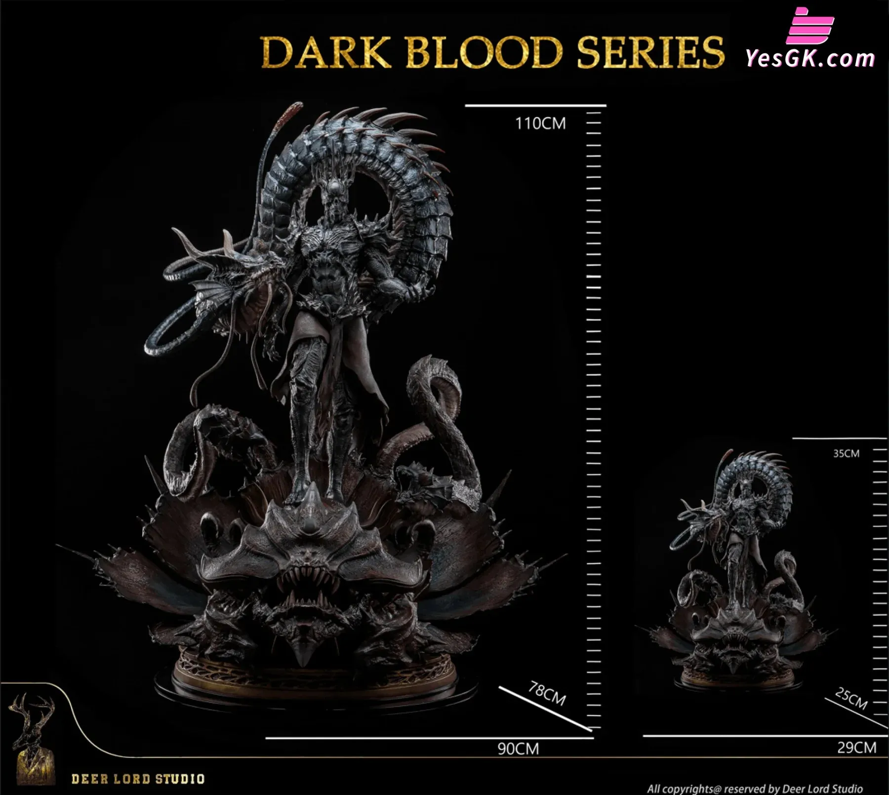 Dark Blood Series Balore Resin Statue - Deer Lord Studio [Pre-Order]