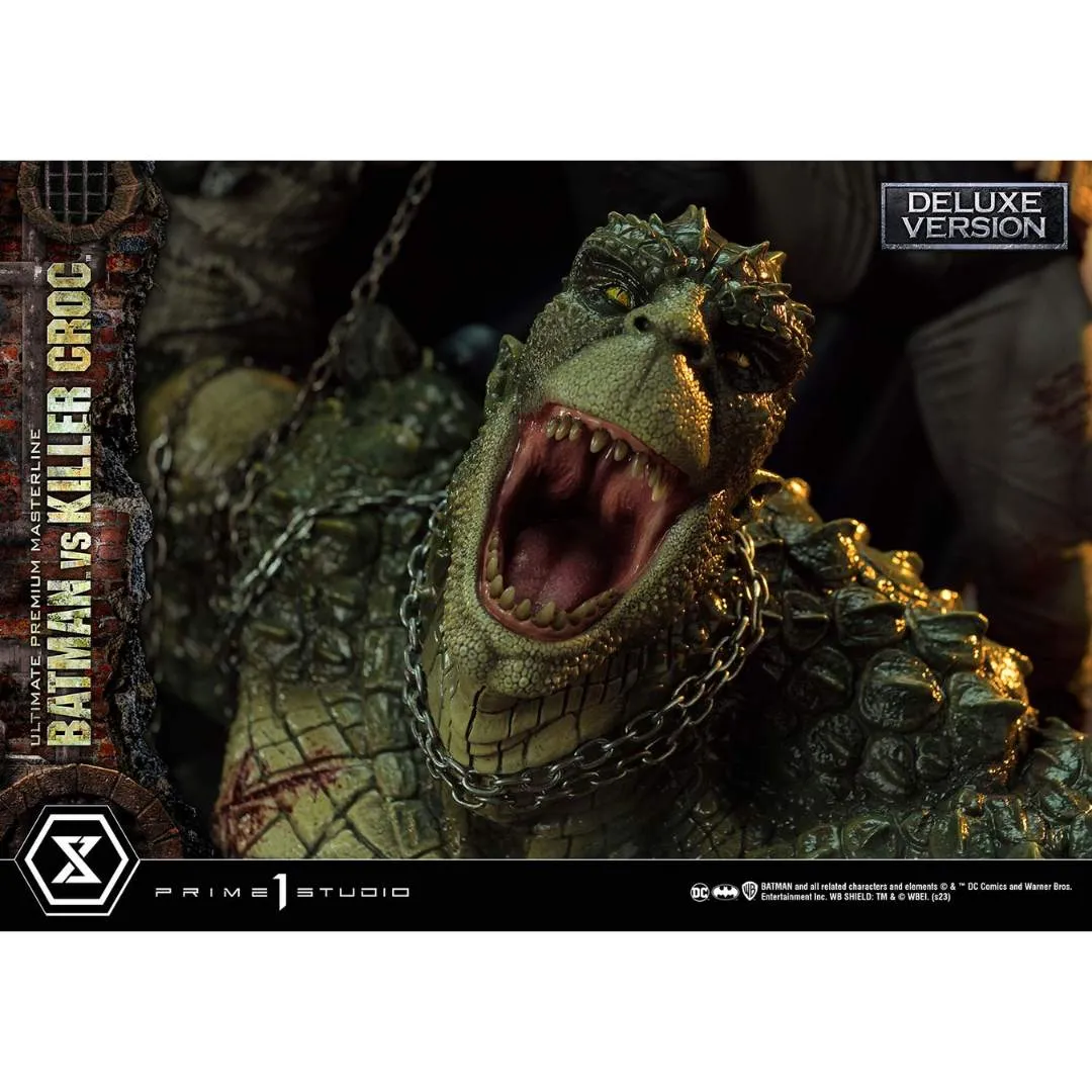 DC Comics Batman VS Killer Croc DX Bonus Version Statue by Prime1 Studios