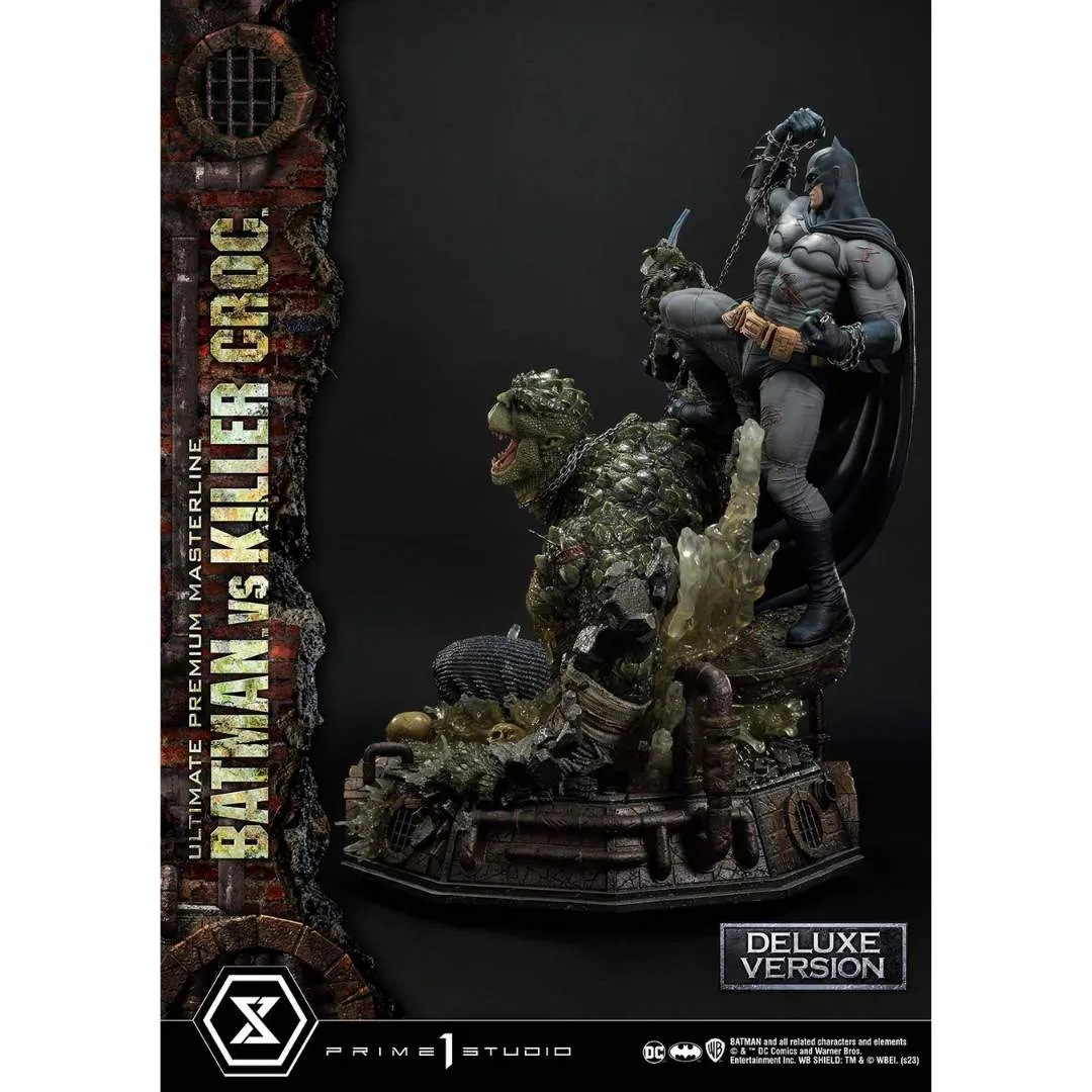 DC Comics Batman VS Killer Croc DX Bonus Version Statue by Prime1 Studios