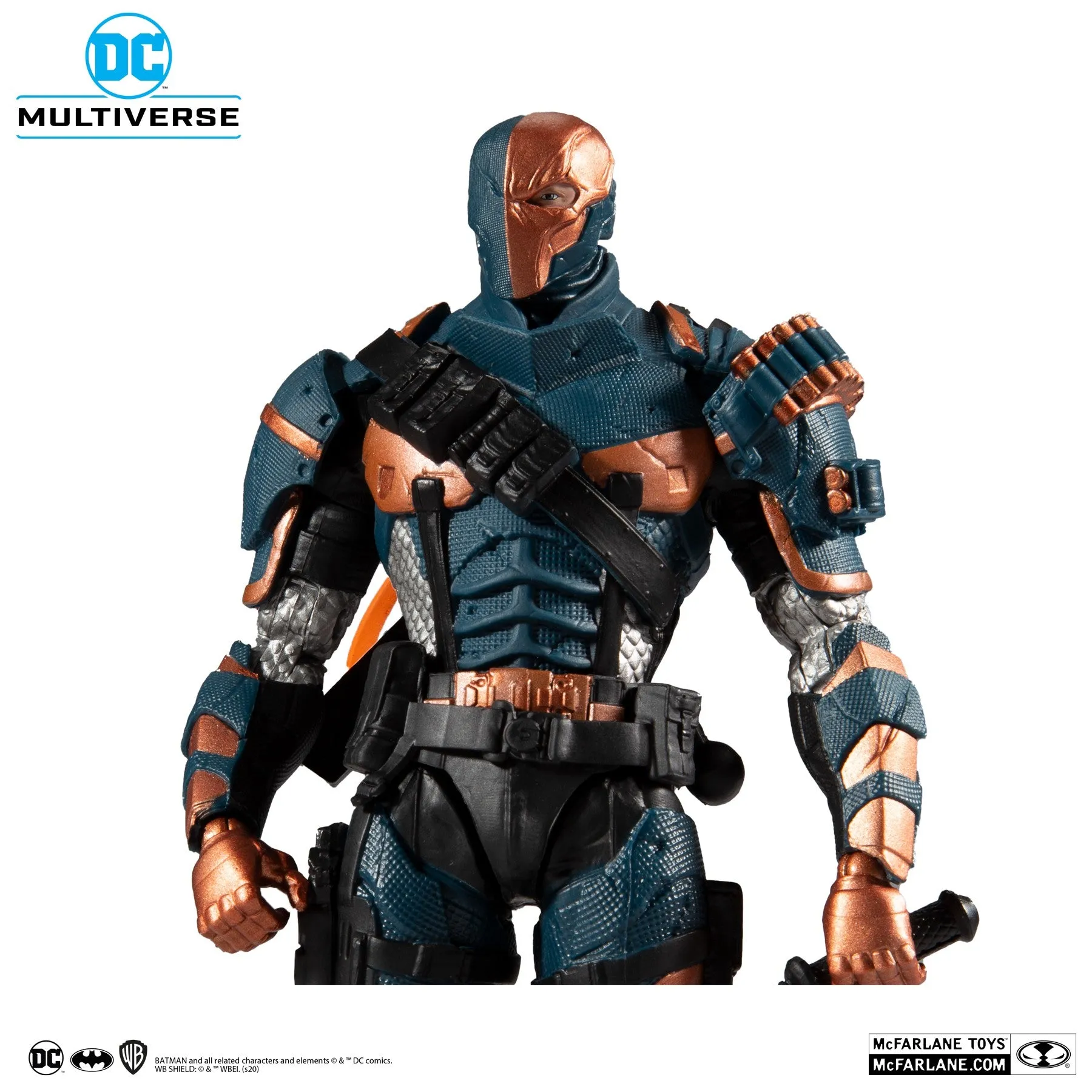 DC Multiverse Arkham Origins Deathstroke Arkham Asylum - Batman 7" Inch Action Figure - McFarlane