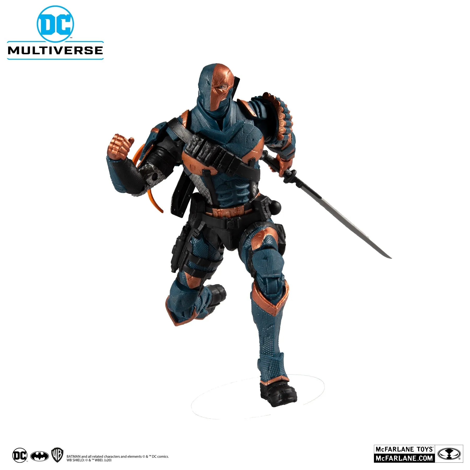 DC Multiverse Arkham Origins Deathstroke Arkham Asylum - Batman 7" Inch Action Figure - McFarlane