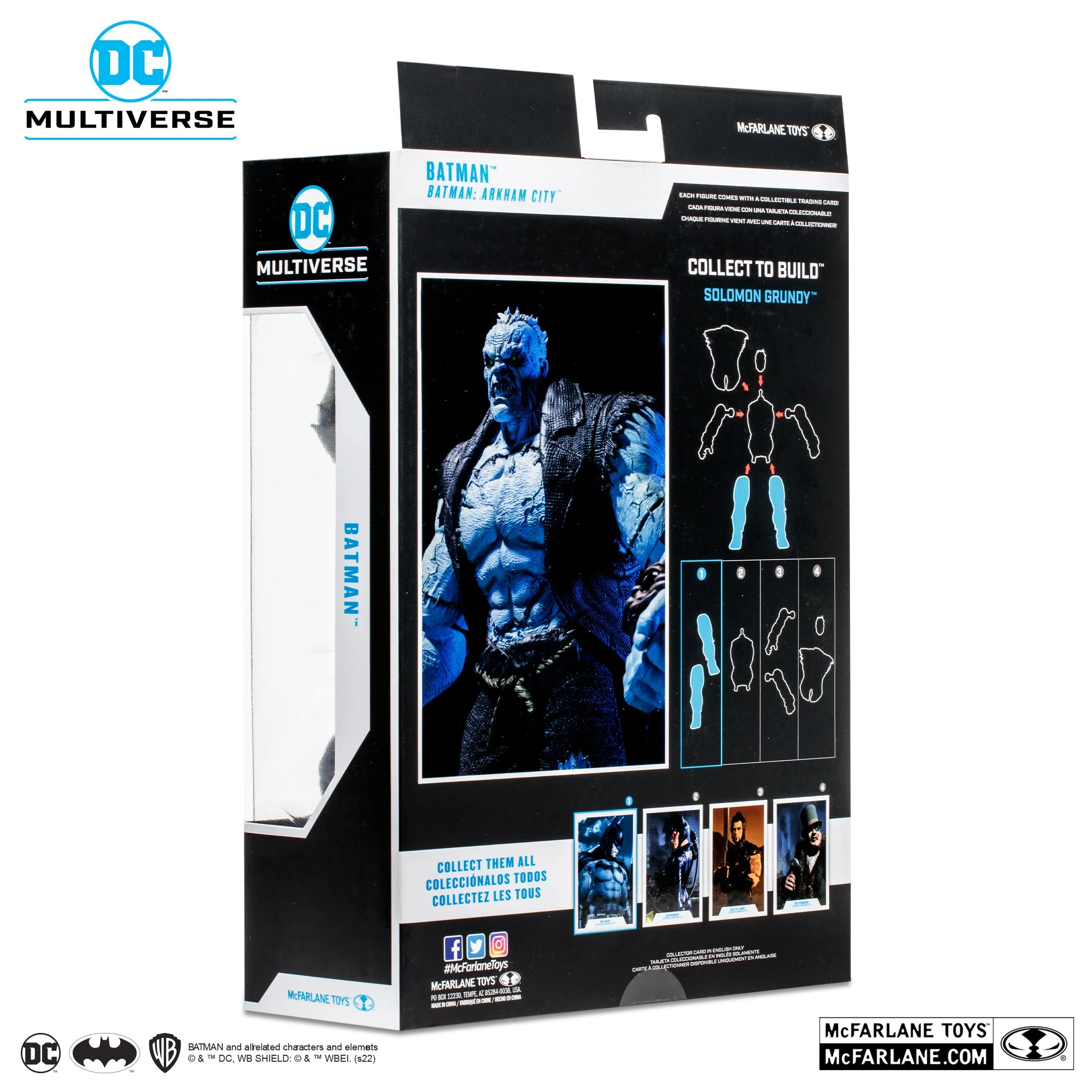 DC Multiverse Batman: Arkham City Batman (Build a Figure - Solomon Grundy)  7" Inch Scale Action Figure - McFarlane Toys