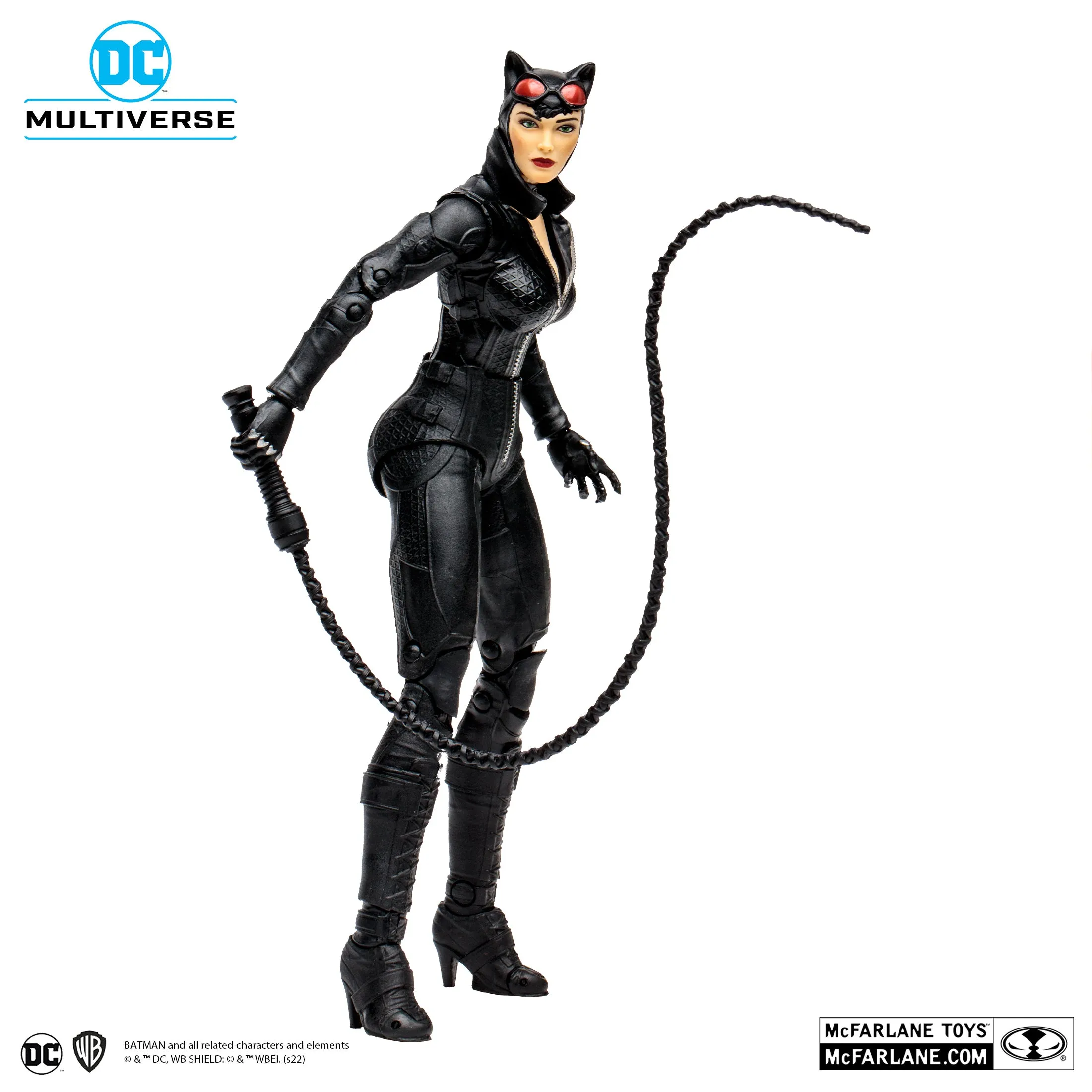 DC Multiverse Batman: Arkham City Catwoman (Build a Figure - Solomon Grundy)  7" Inch Scale Action Figure - McFarlane Toys