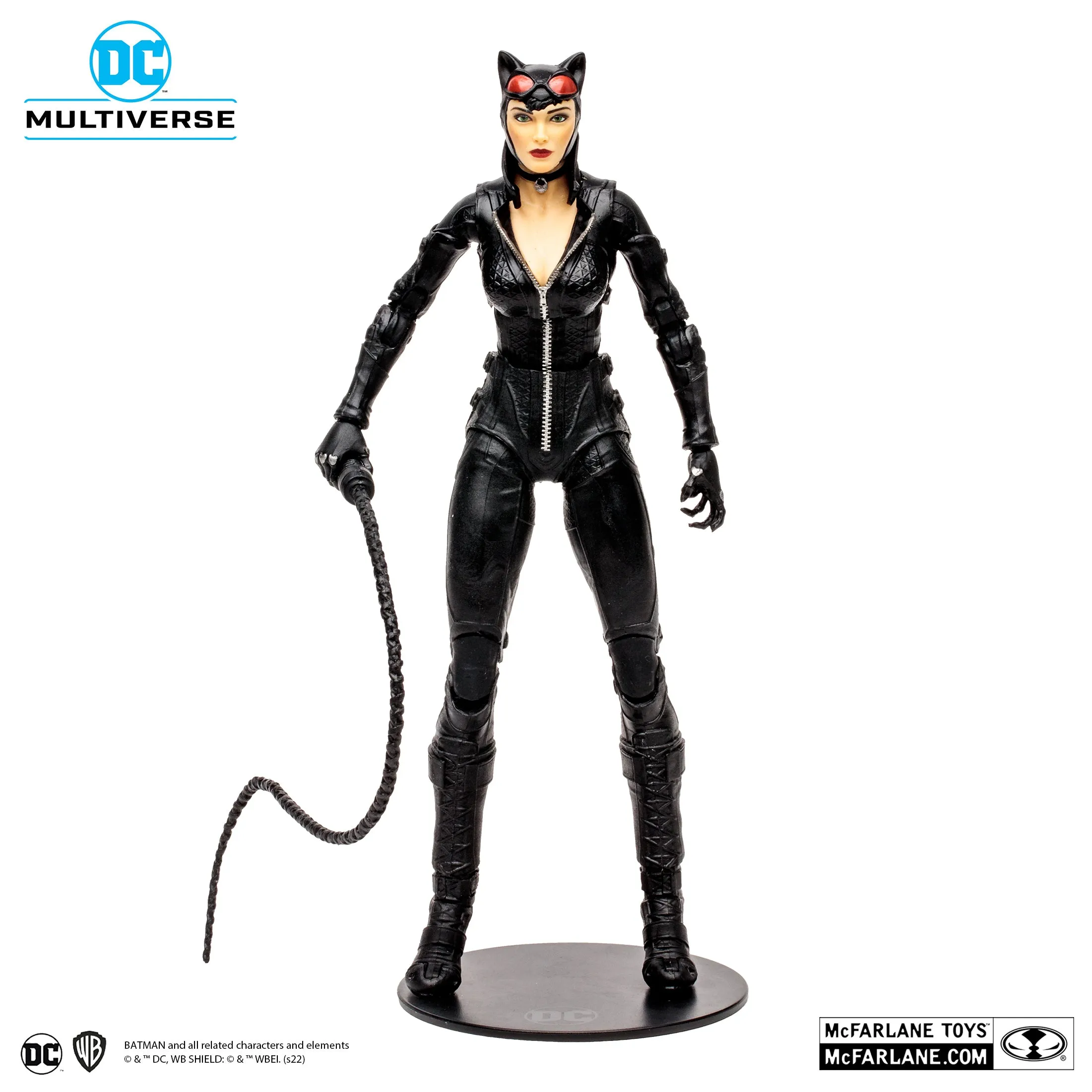 DC Multiverse Batman: Arkham City Catwoman (Build a Figure - Solomon Grundy)  7" Inch Scale Action Figure - McFarlane Toys