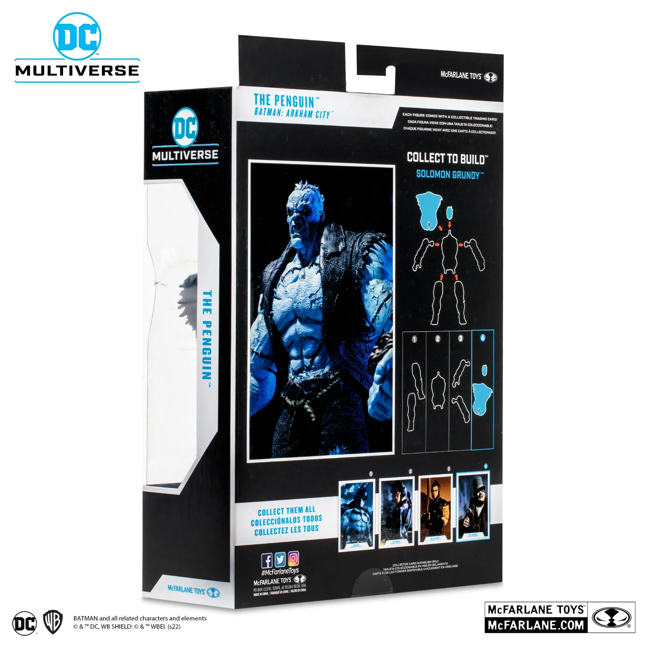 DC Multiverse Batman: Arkham Wave 1 Full Set (Build a Figure - Solomon Grundy)  7" Inch Scale Action Figure - McFarlane Toys