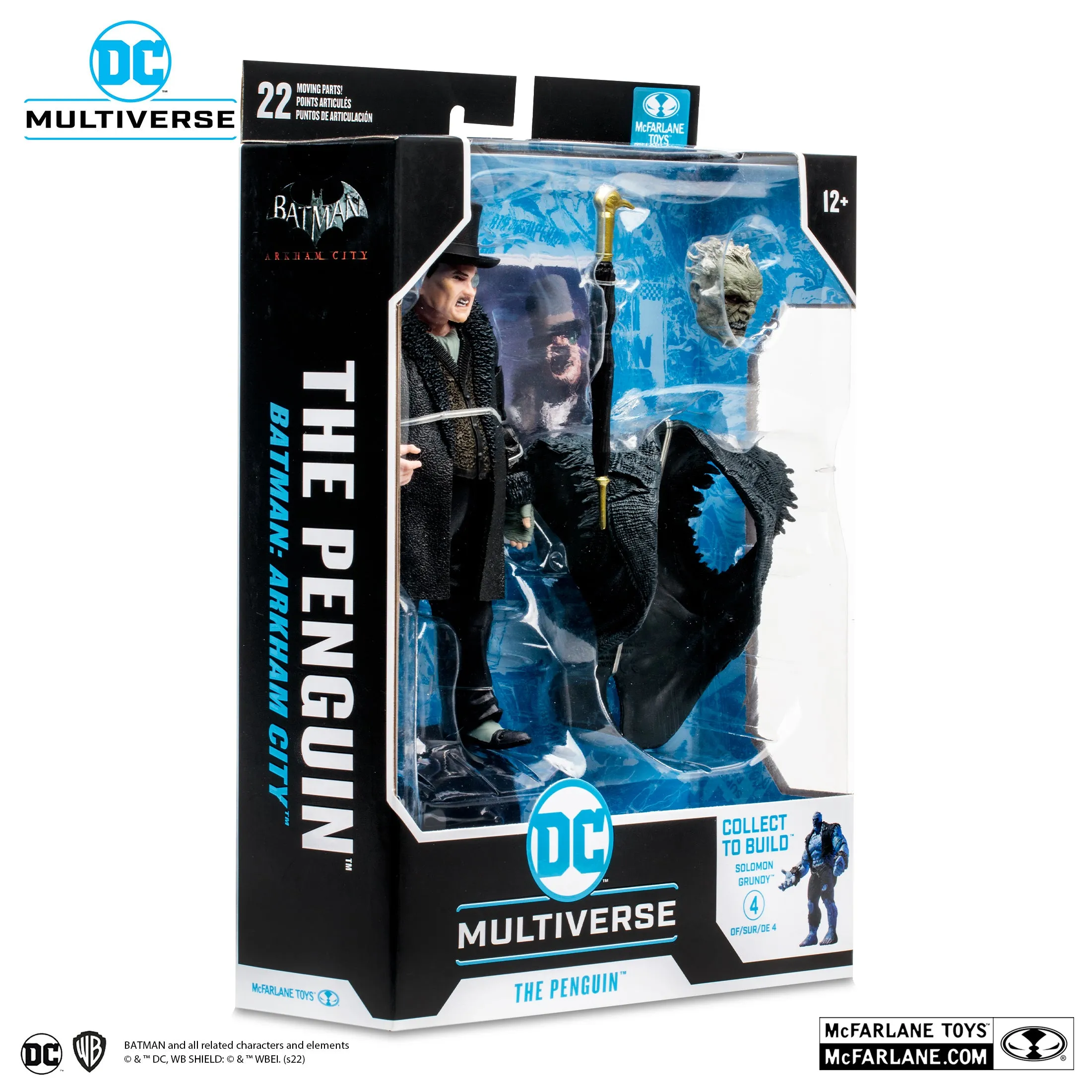 DC Multiverse Batman: Arkham Wave 1 Full Set (Build a Figure - Solomon Grundy)  7" Inch Scale Action Figure - McFarlane Toys