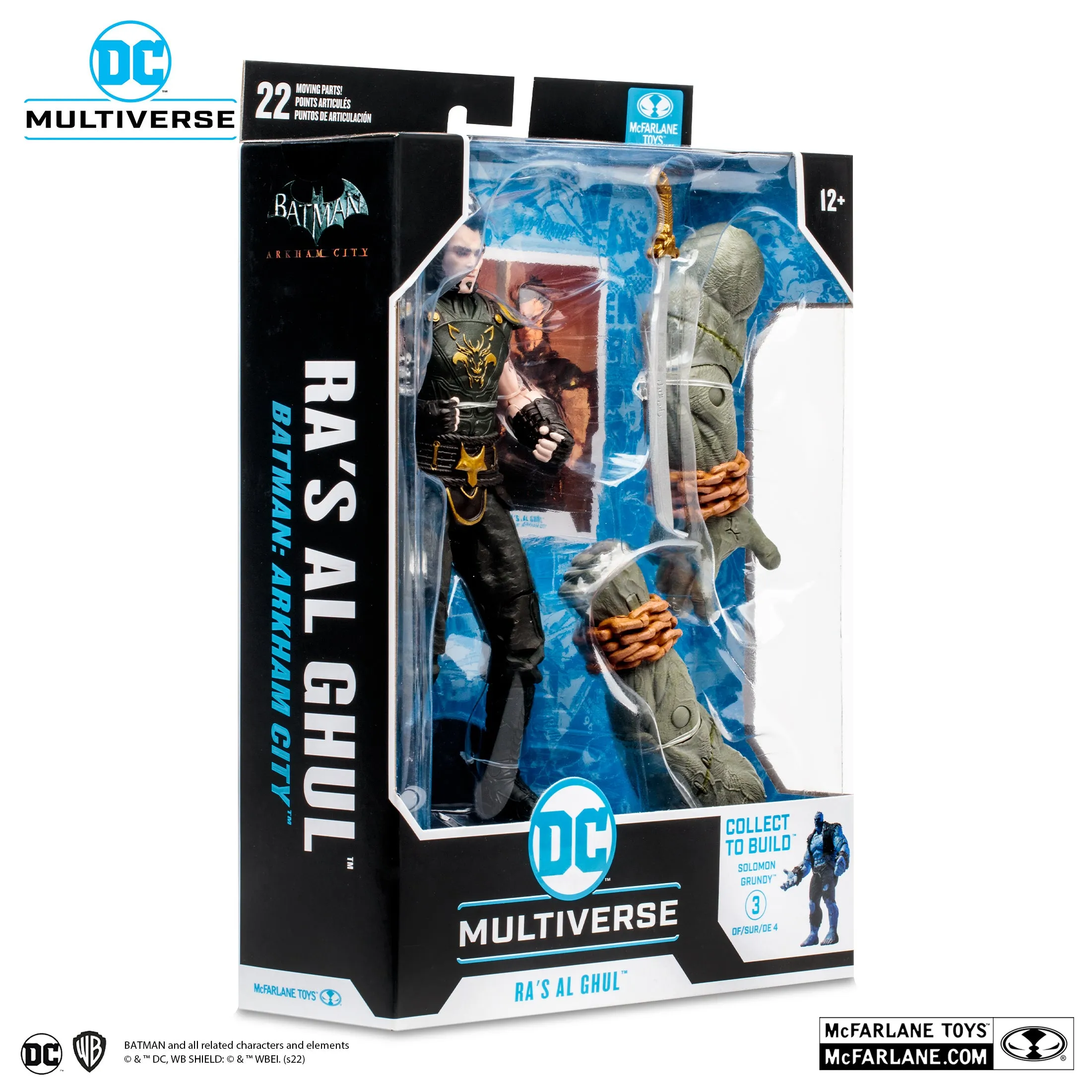 DC Multiverse Batman: Arkham Wave 1 Full Set (Build a Figure - Solomon Grundy)  7" Inch Scale Action Figure - McFarlane Toys