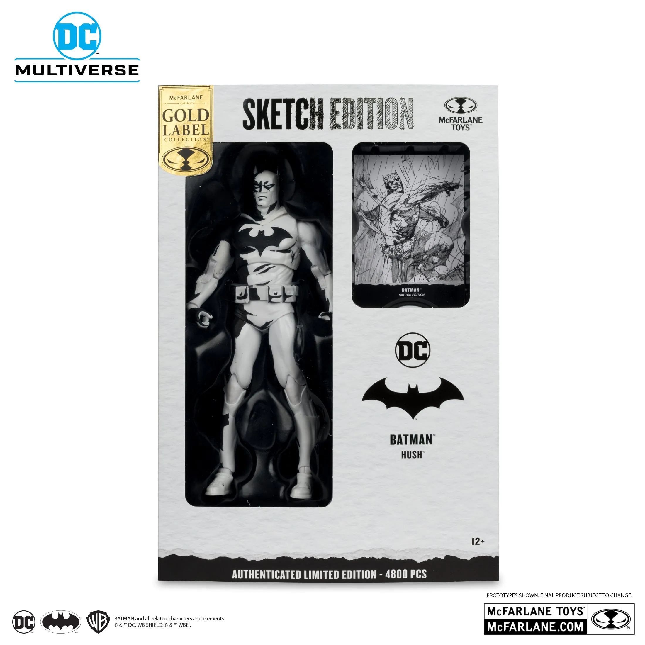 DC Multiverse Batman: Hush Sketch Edition (Gold Label) (Entertainment Earth Exclusive) - McFarlane Toys