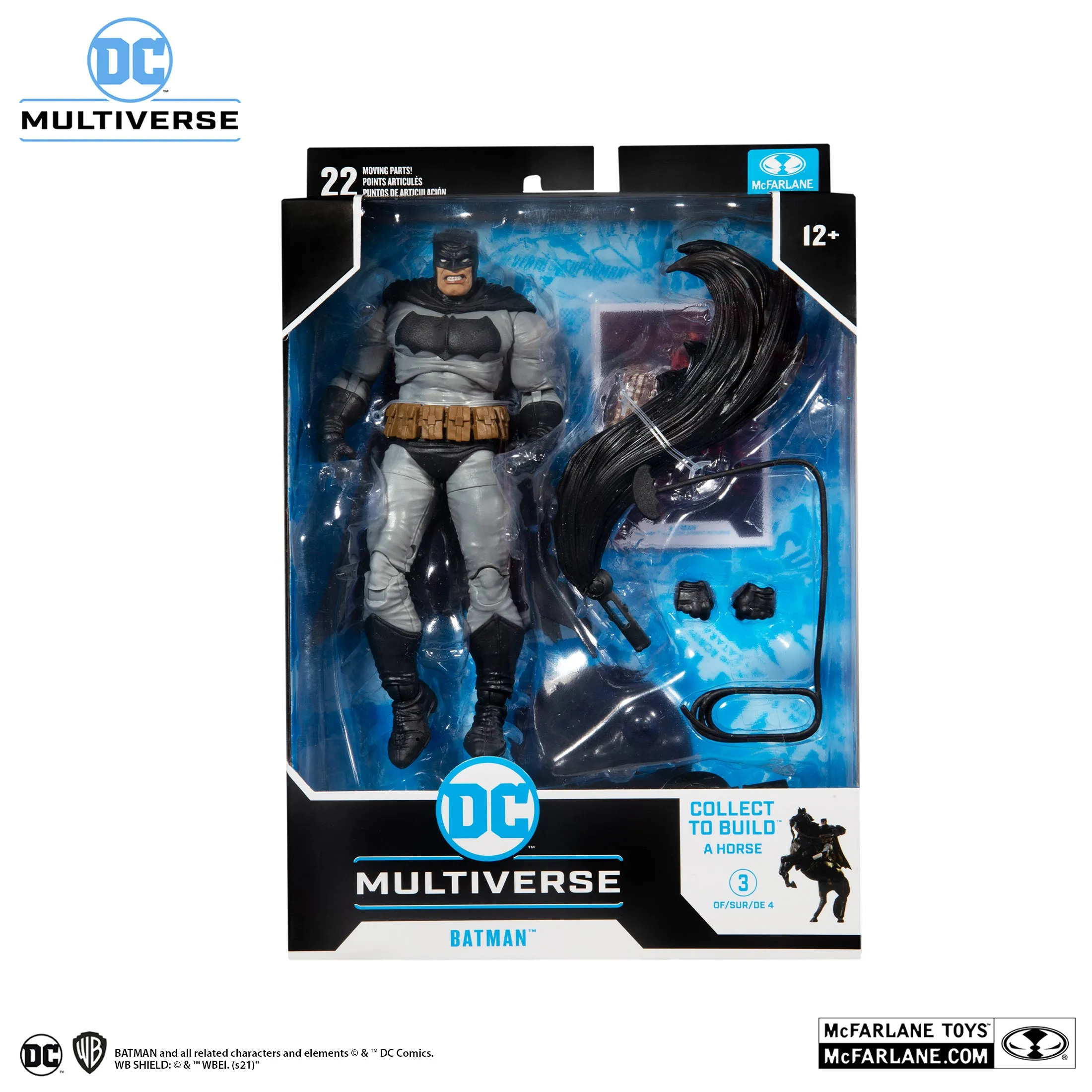 DC Multiverse Dark Knight Returns Batman 7" Inch Scale Action Figure (Build a Figure Horse) - McFarlane Toys