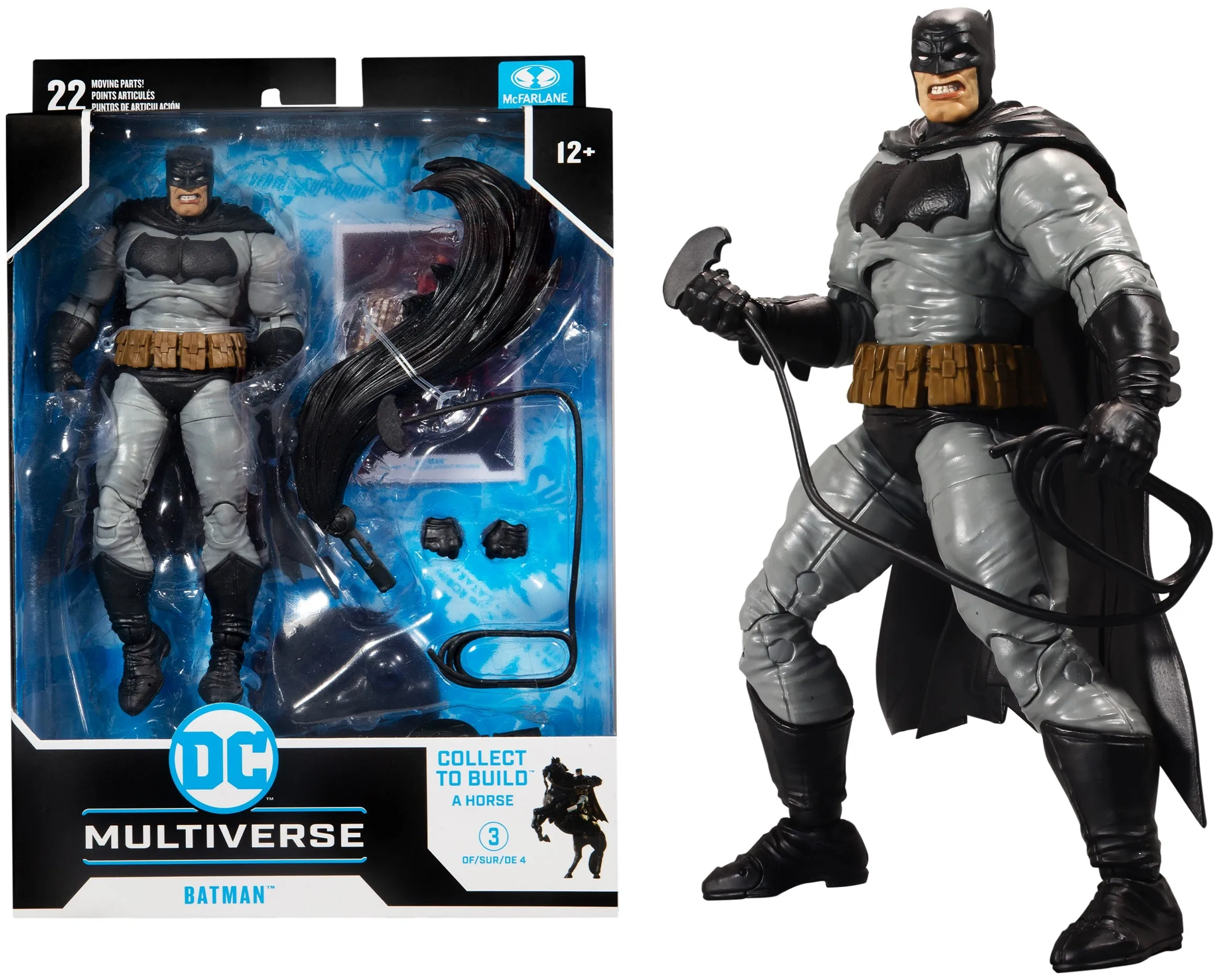 DC Multiverse Dark Knight Returns Batman 7" Inch Scale Action Figure (Build a Figure Horse) - McFarlane Toys