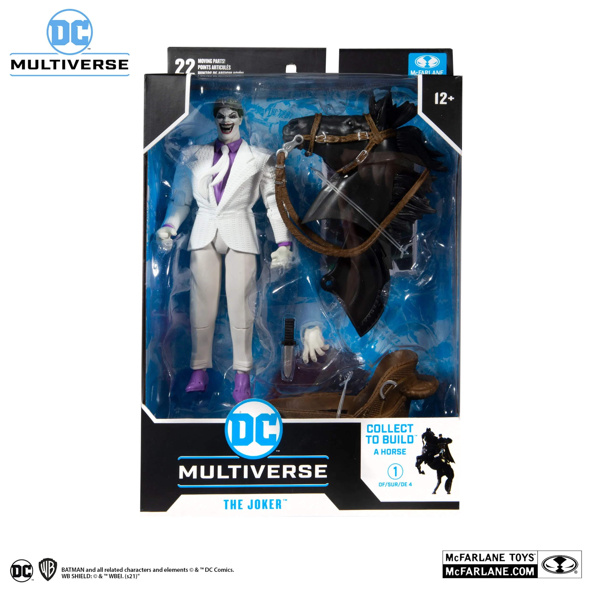 DC Multiverse Dark Knight Returns The Joker 7" Inch Scale Action Figure (Build a Figure Horse) - McFarlane Toys