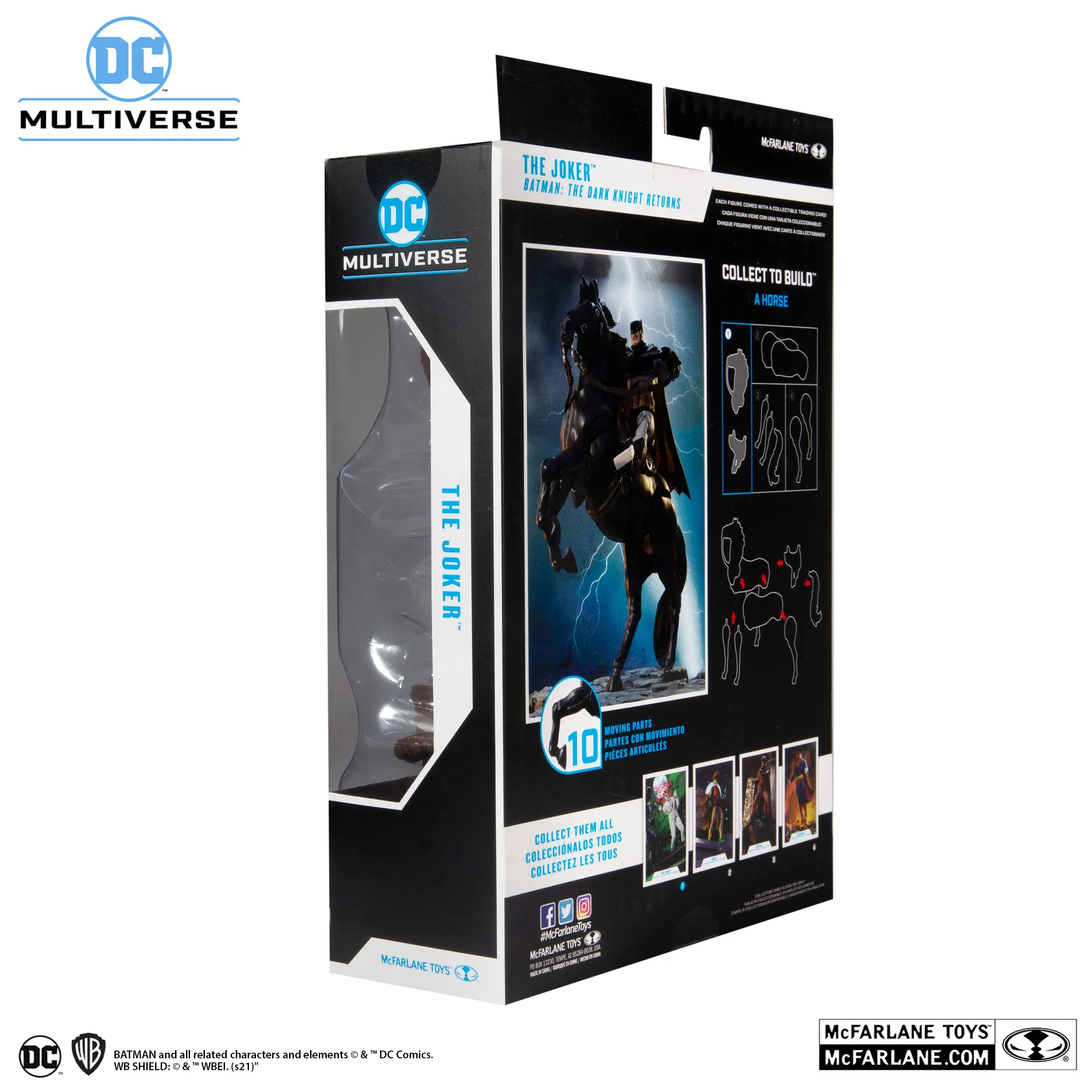 DC Multiverse Dark Knight Returns The Joker 7" Inch Scale Action Figure (Build a Figure Horse) - McFarlane Toys