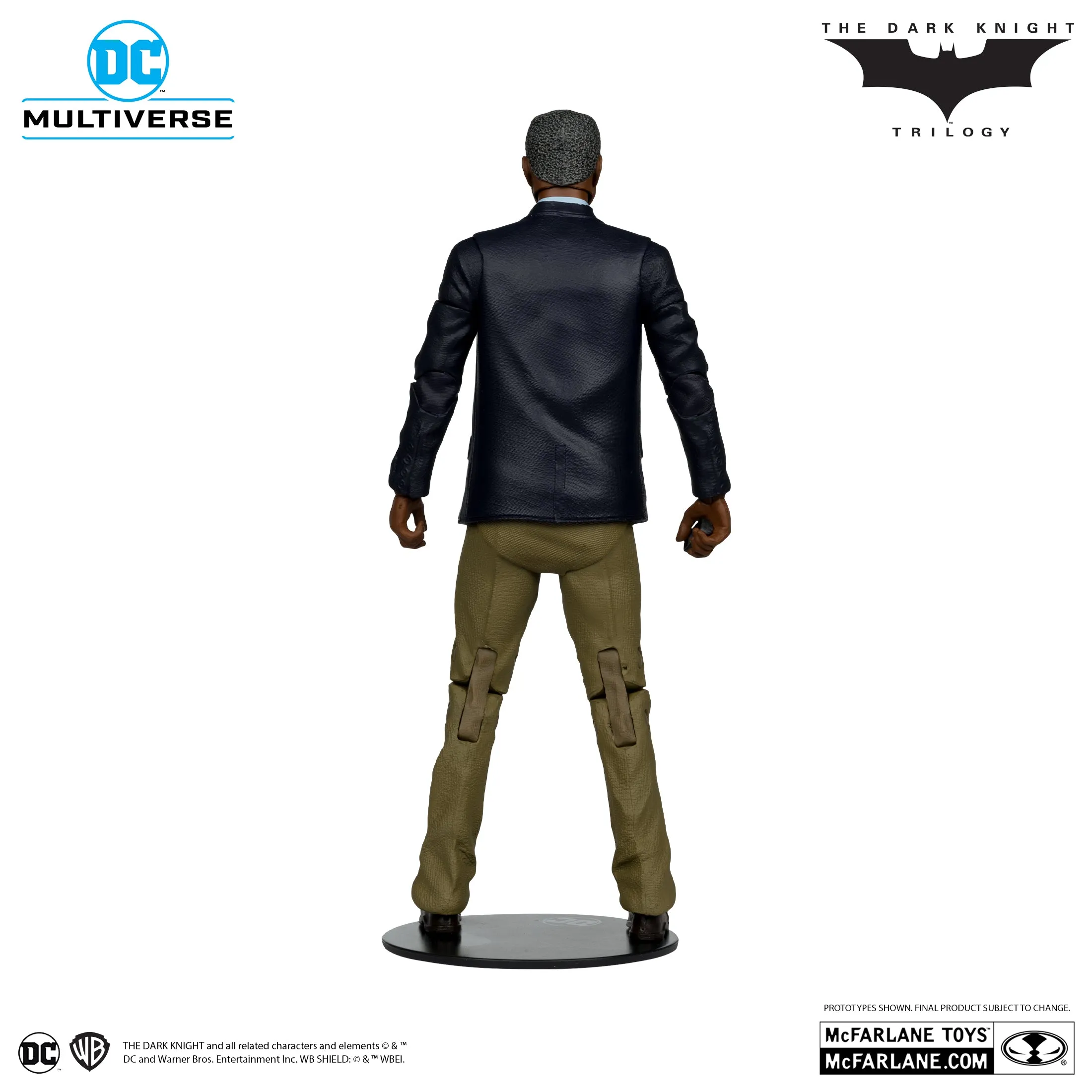 DC Multiverse Exclusive Gold Label Lucious Fox & Tumbler (The Dark Knight)