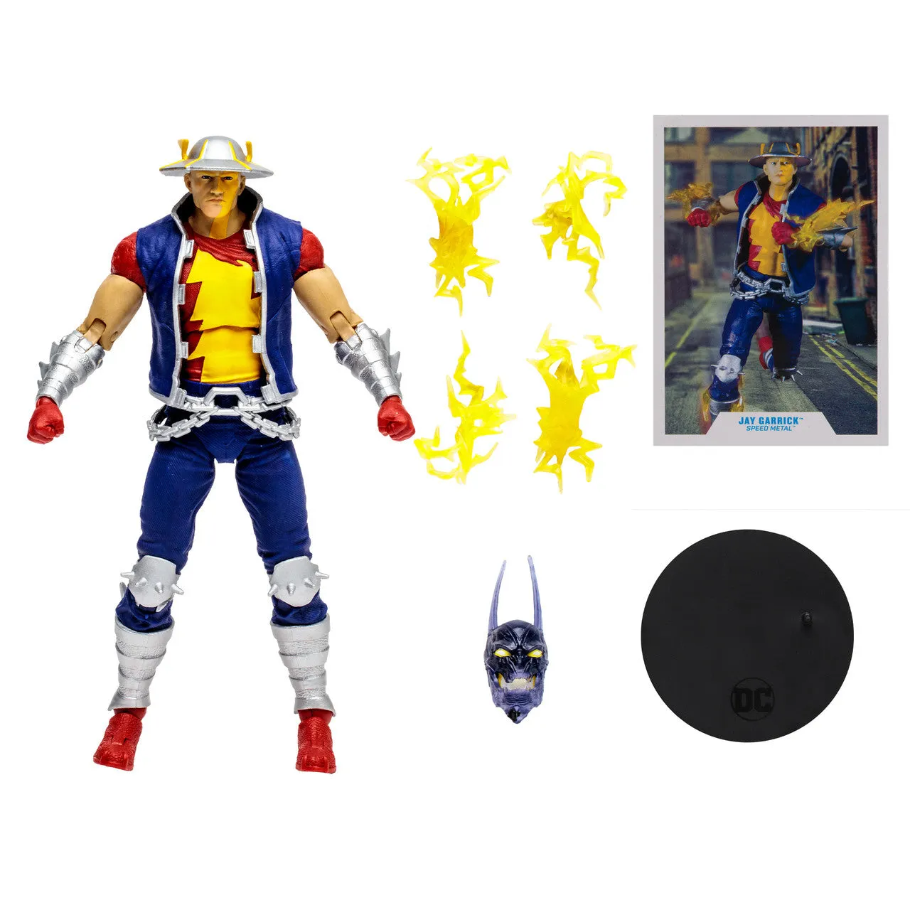 DC Multiverse Jay Garrick (Dark Nights Death Metal: Speed Metal) (Build a Figure - The Darkest Knight)  7" Inch Scale Action Figure - McFarlane Toys