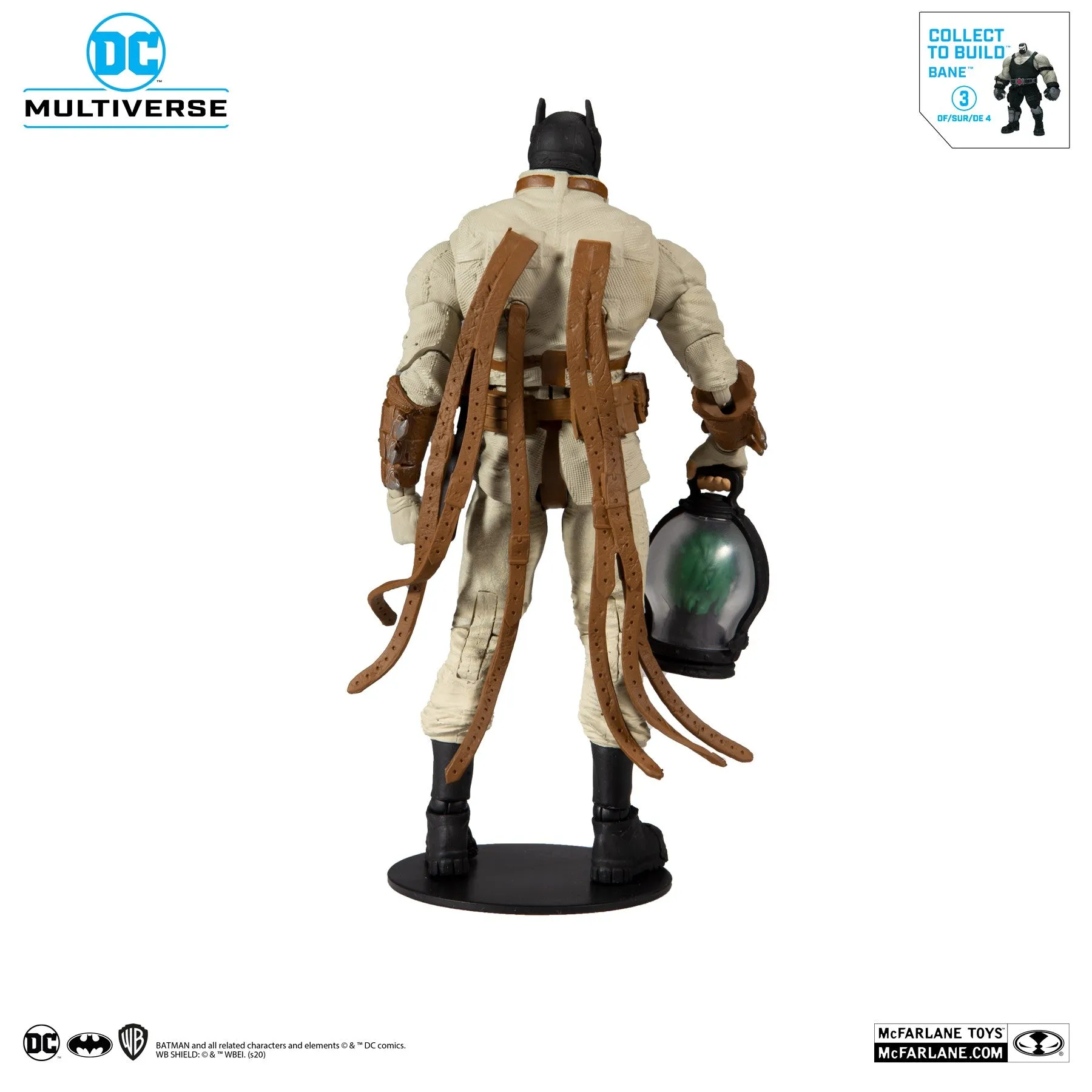 DC Multiverse Last Knight On Earth Batman 7" Inch Action Figure with Build-A Parts for 'Bane' Figure (BAF) - McFarlane Toys