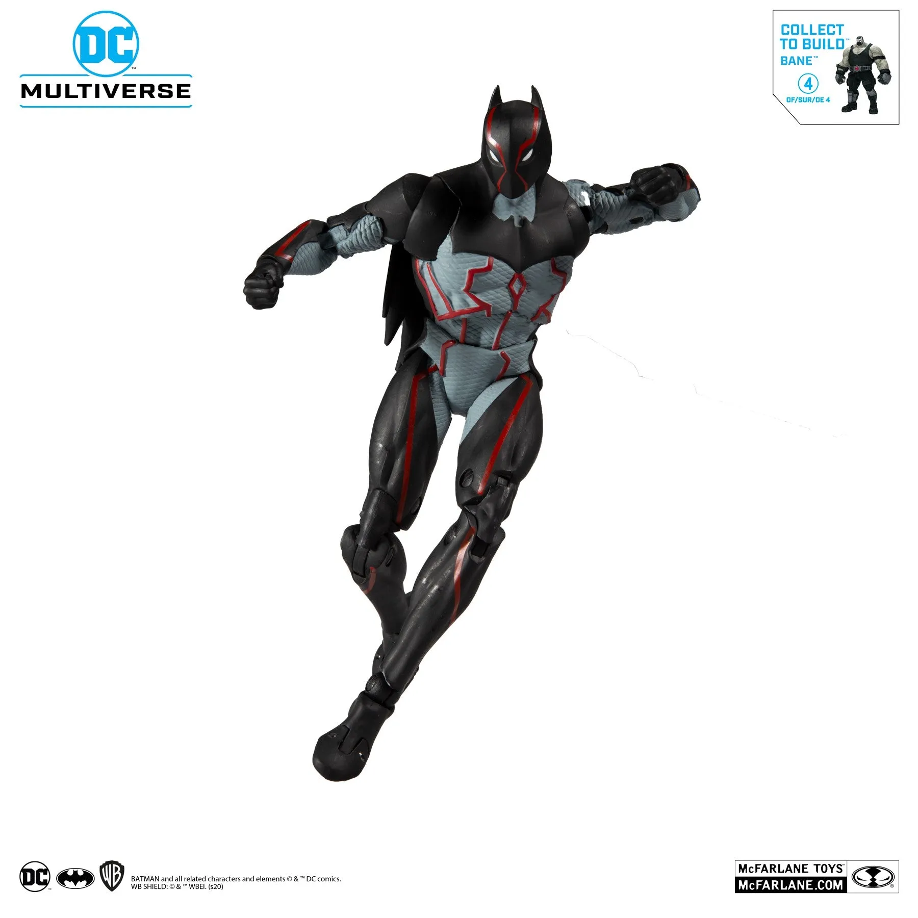 DC Multiverse Last Knight On Earth Omega 7" Inch Action Figure with Build-A Parts for 'Bane' Figure (BAF) - McFarlane Toys