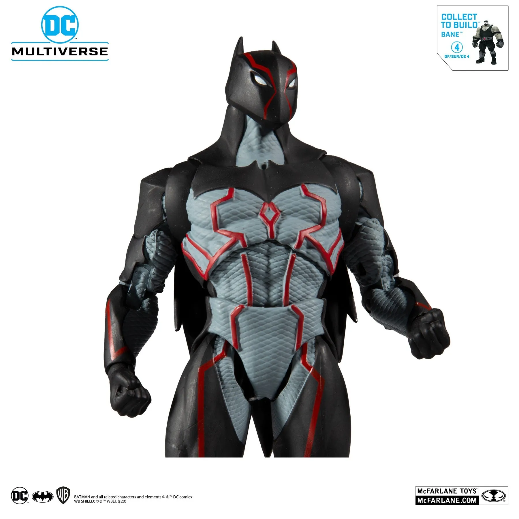 DC Multiverse Last Knight On Earth Omega 7" Inch Action Figure with Build-A Parts for 'Bane' Figure (BAF) - McFarlane Toys