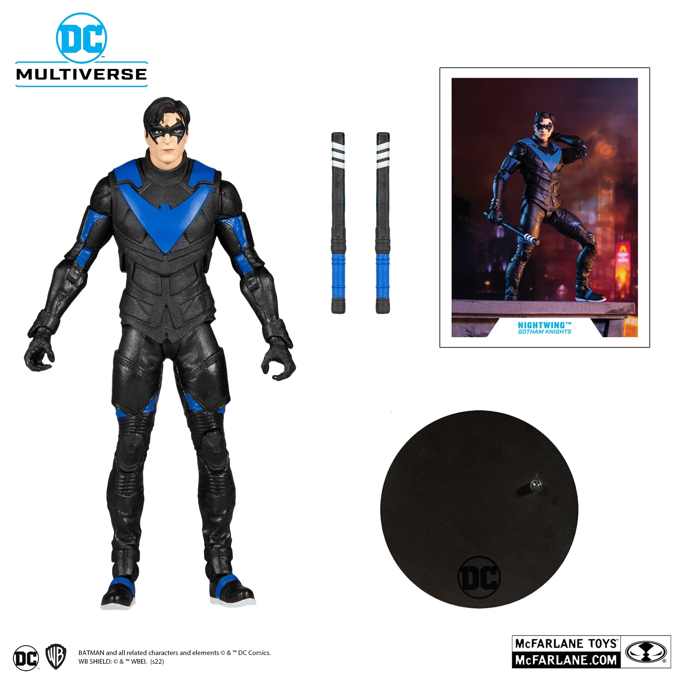 DC Multiverse Nightwing (Gotham Knights) 7" Inch Scale Action Figure - McFarlane Toys