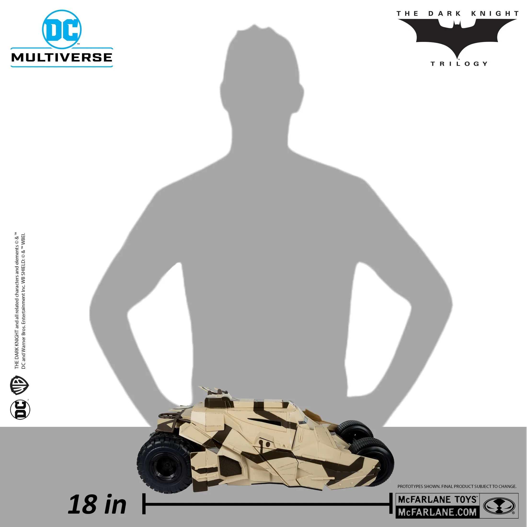 DC Multiverse - Tumbler Camouflage (The Dark Knight Rises) Gold Label (15193) LOW STOCK