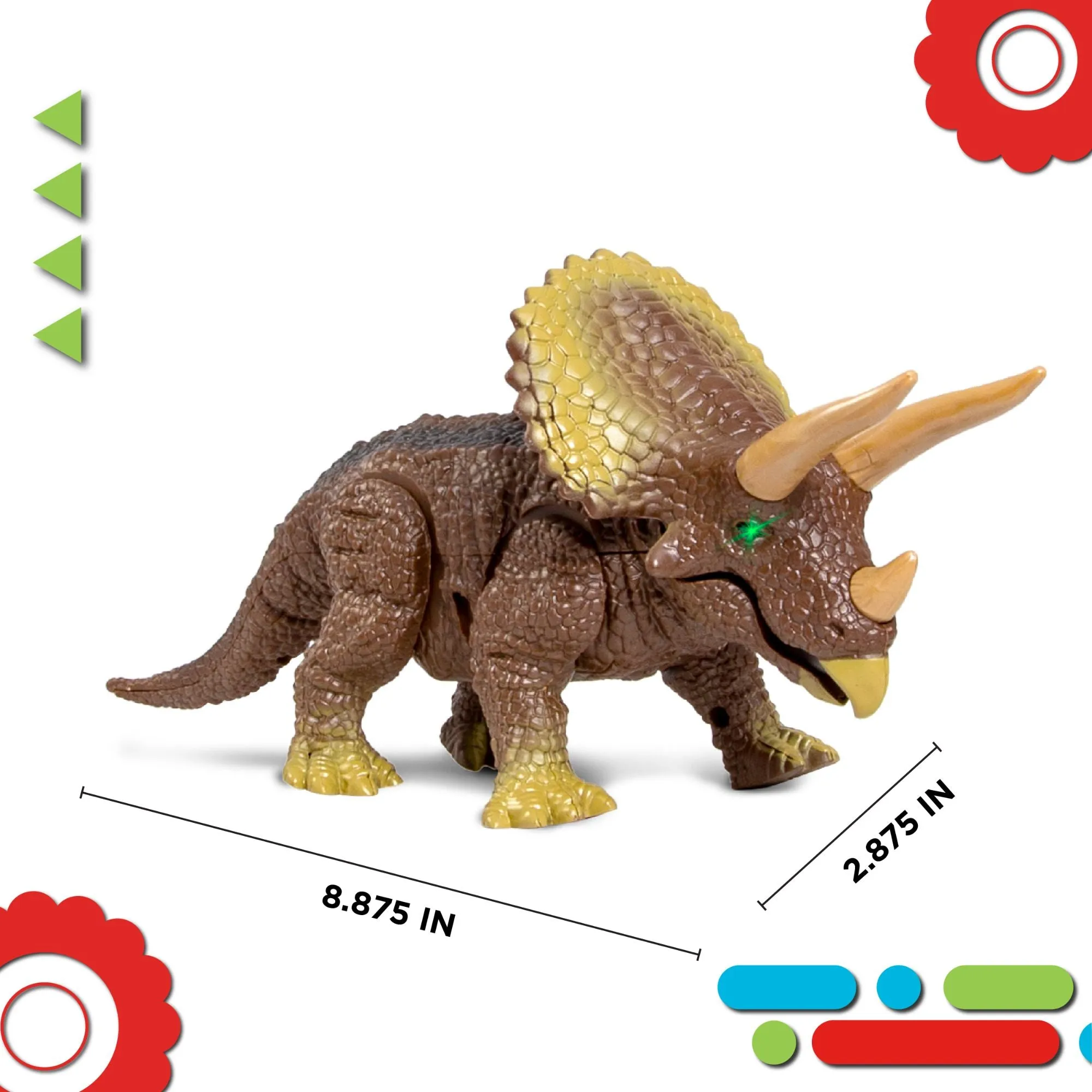 Discovery Triceratops Remote Control Pet Creature