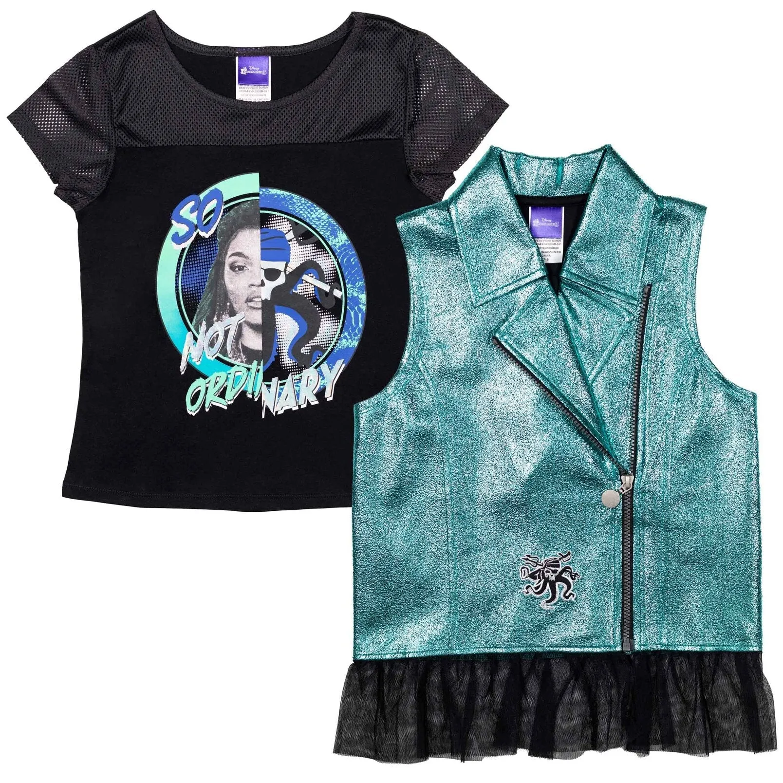 Disney Descendants T-Shirt and Zip Up Dress